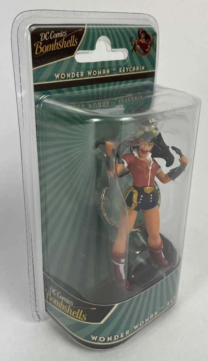 DC Comics Bombshells Wonder Woman Keychain Collector Series Elephant Gun 3" NEW