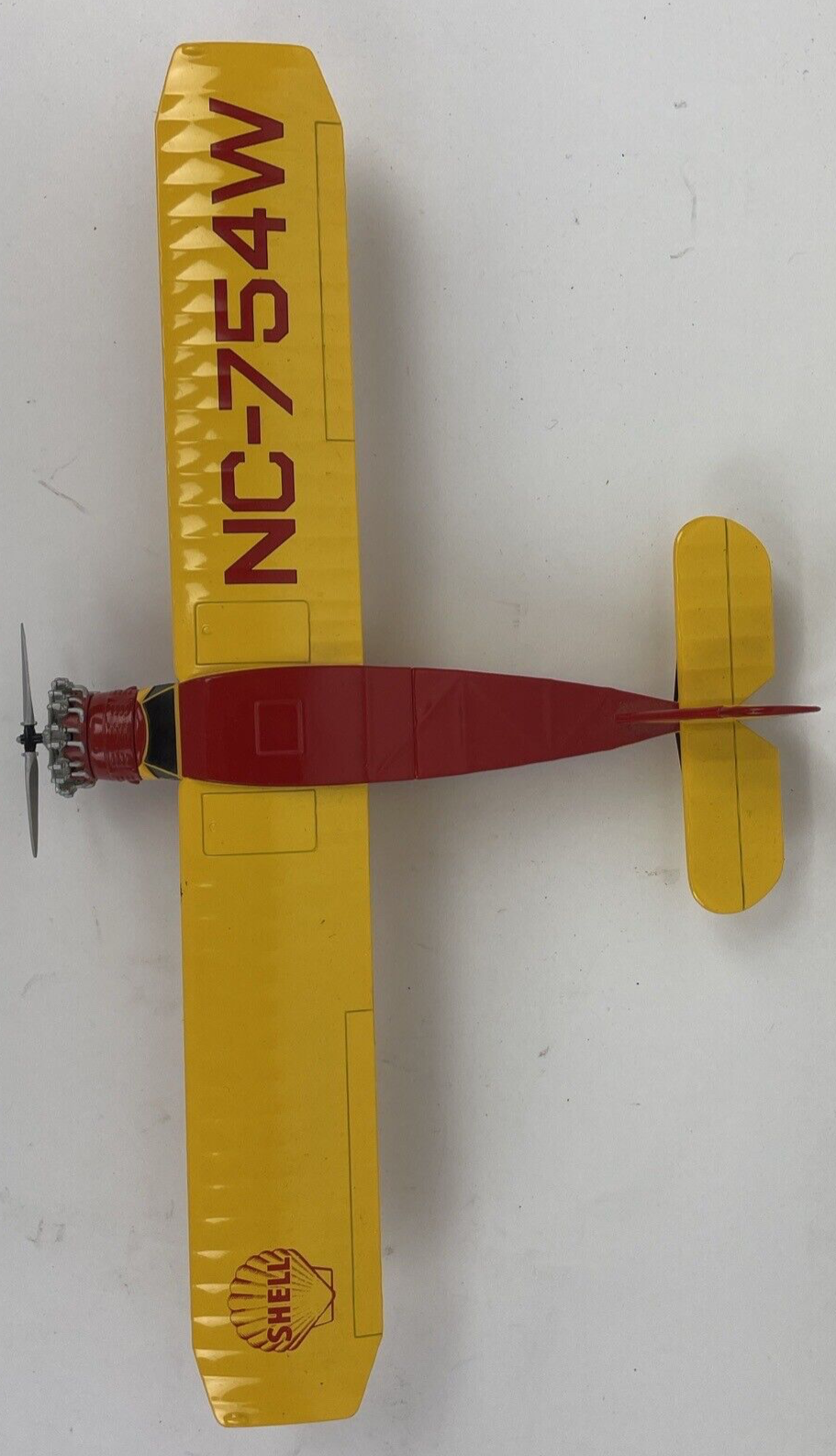 Shell Glider NC-754W Airplane 2002 First Gear Inc Replica Missing Frot LG - LOOK