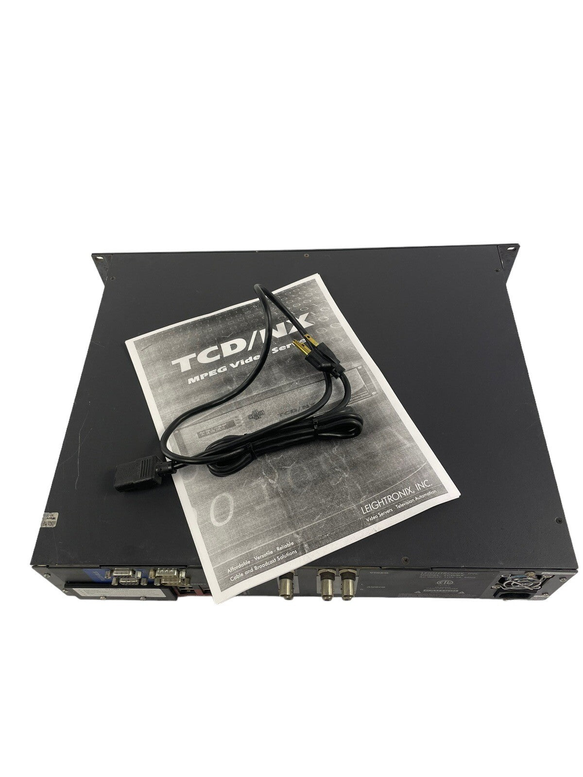 Leightronix TCD/NX Two Channel Two-Channel, MPEG MPEG-2 Digital Video Server