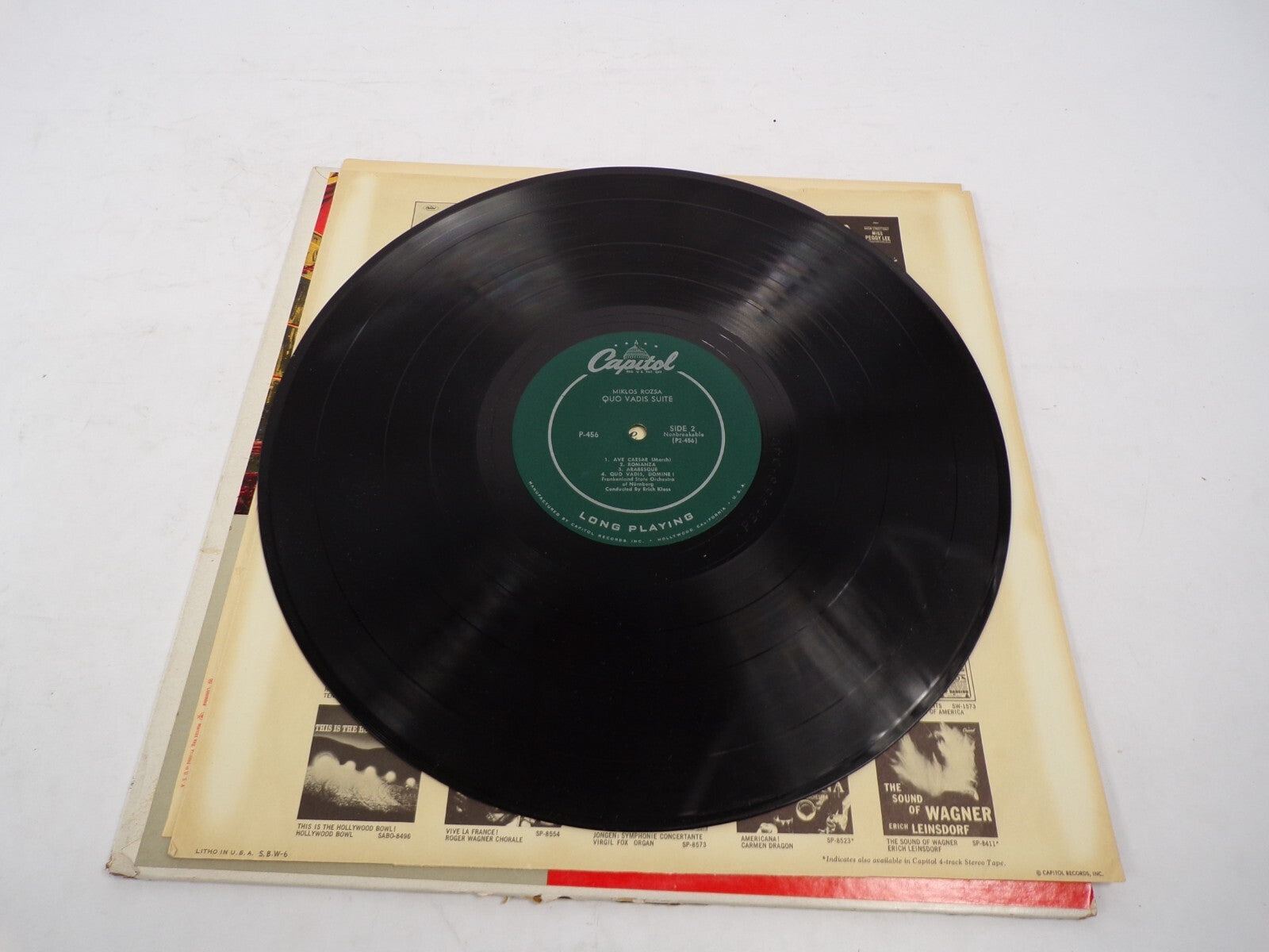 Miklos Rozsa Quo Vadis Suite Spellbound Concerto By Erich Kloss Vinyl Records
