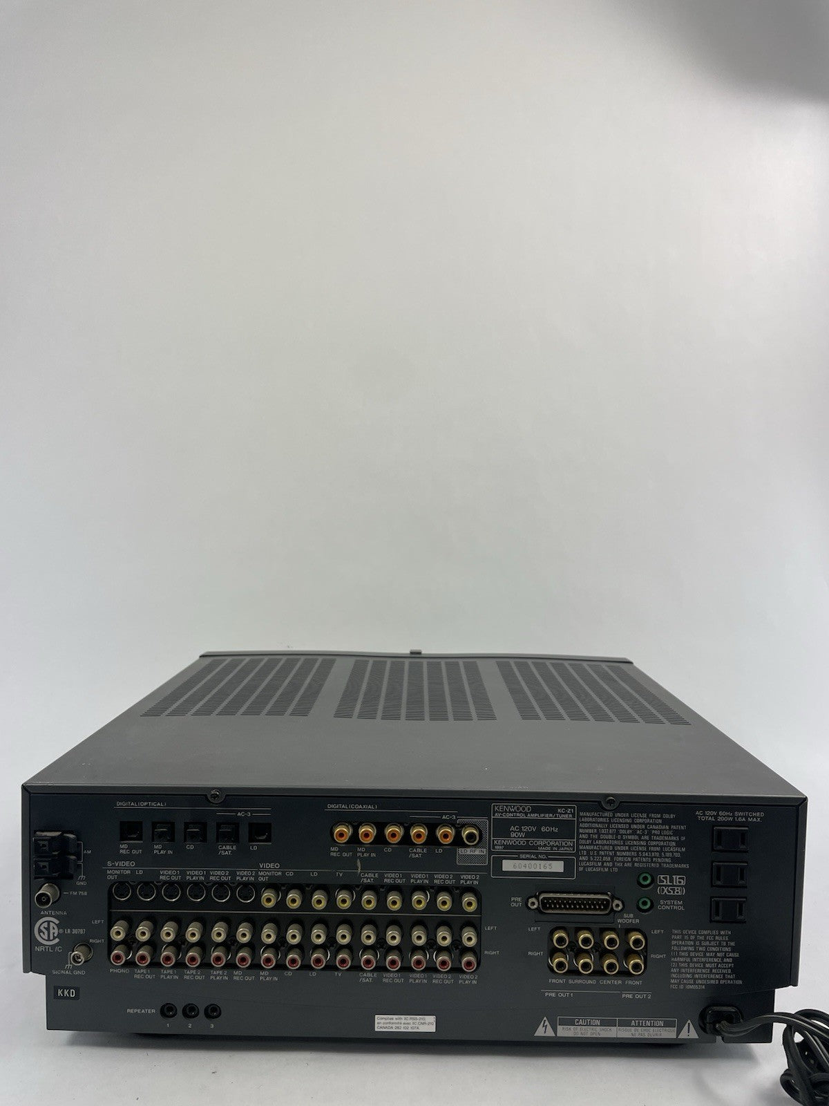 Kenwood KC-Z1 AV Control Pre-Amplifier Tuner - No Remote