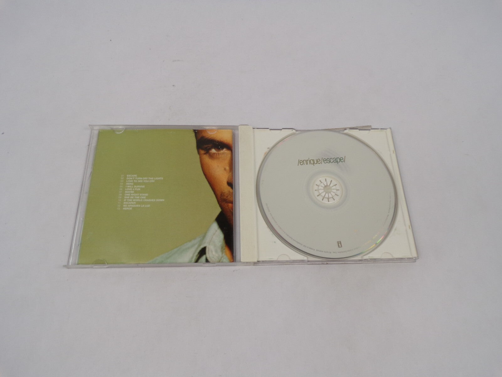 /Enrique/Escape/ Don't Turn Off The Lights Love To See You Cry Hero I Will CD#70