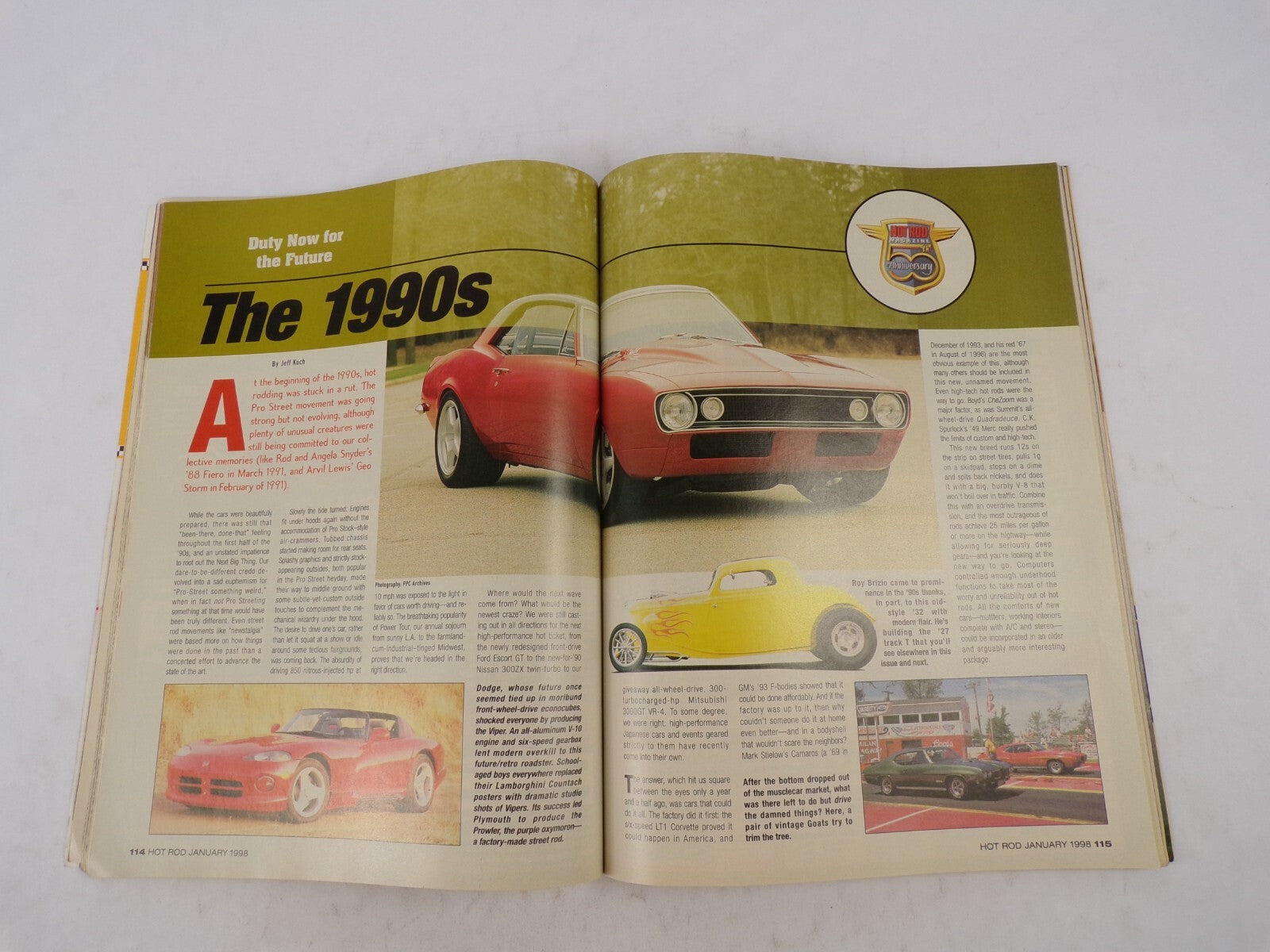 February 1998 Hot Rodding Magazine Don't Let It Come To A Screeching Stop! Your