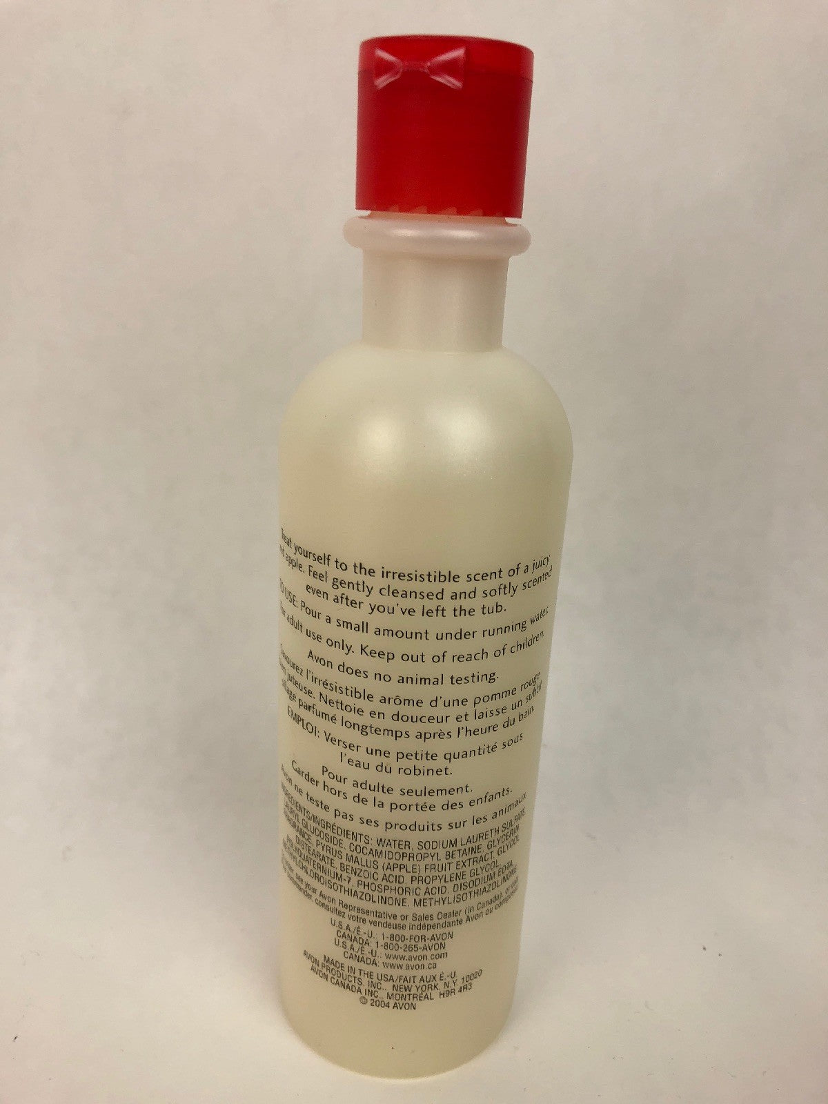 Avon Naturals Harvest Apple Foam Bath 8.4oz 250ml Pomme De Verger FSTSHP