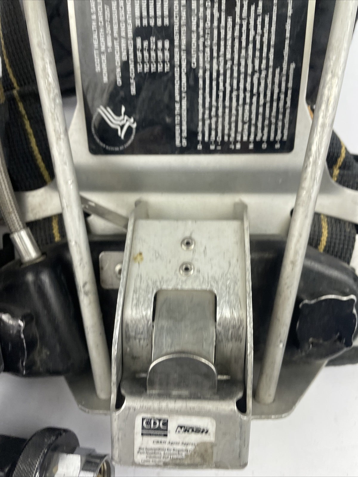 SCOTT SAFETY 4.5 4500 SCBA Air Pack Harness EZ-Flow Air Pak Plus with Sensor i
