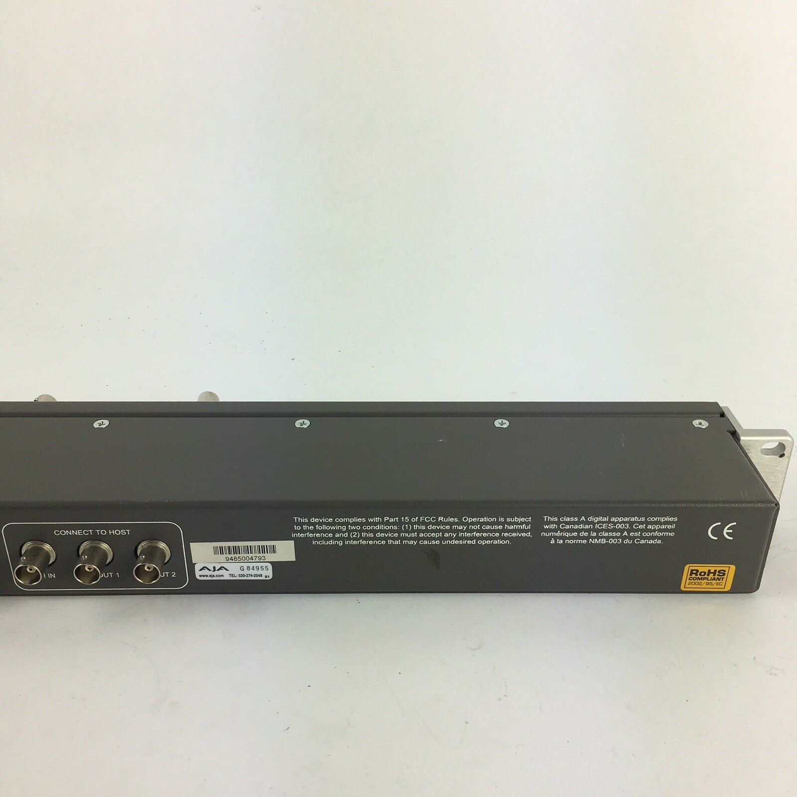 AJA KLBOX 101885 VIDEO EDITING HARDWARE BREAKOUT BOX KONA-LH KONA-LHE KONA-LSE