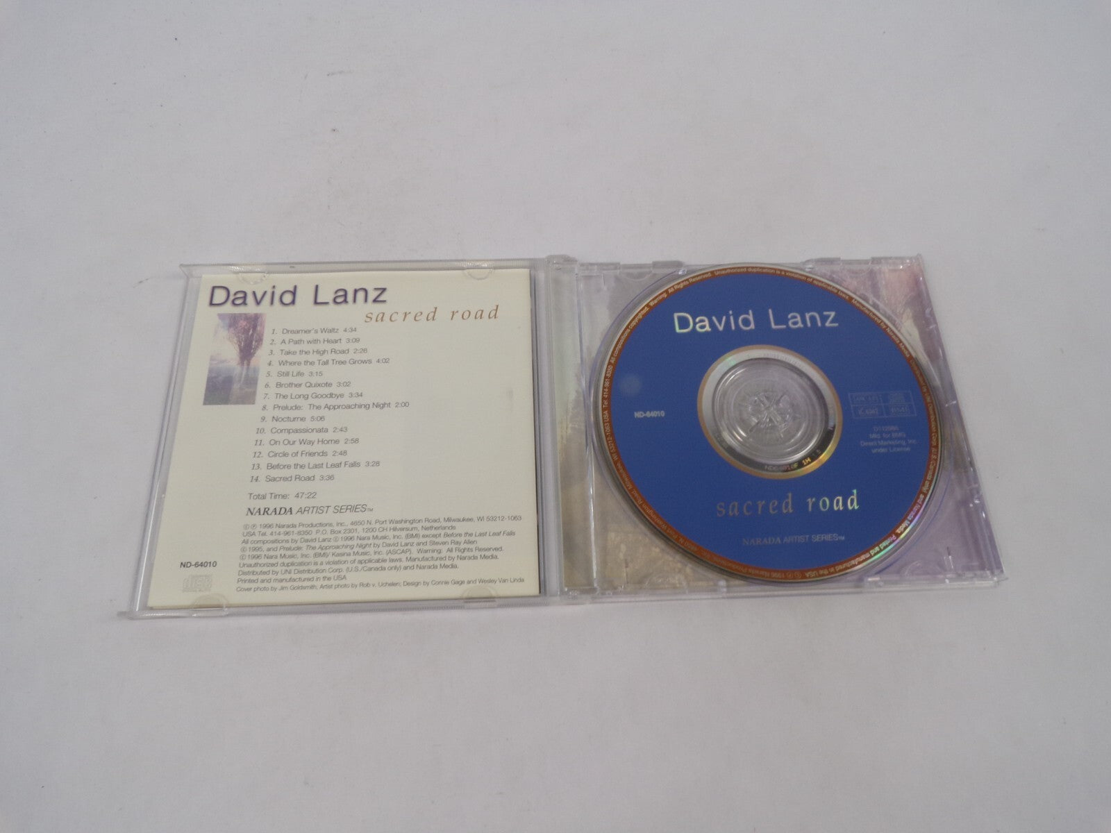 David Lanz Sacred Road Narada Dreamer's Waltz A Path With Heart Take The CD#71