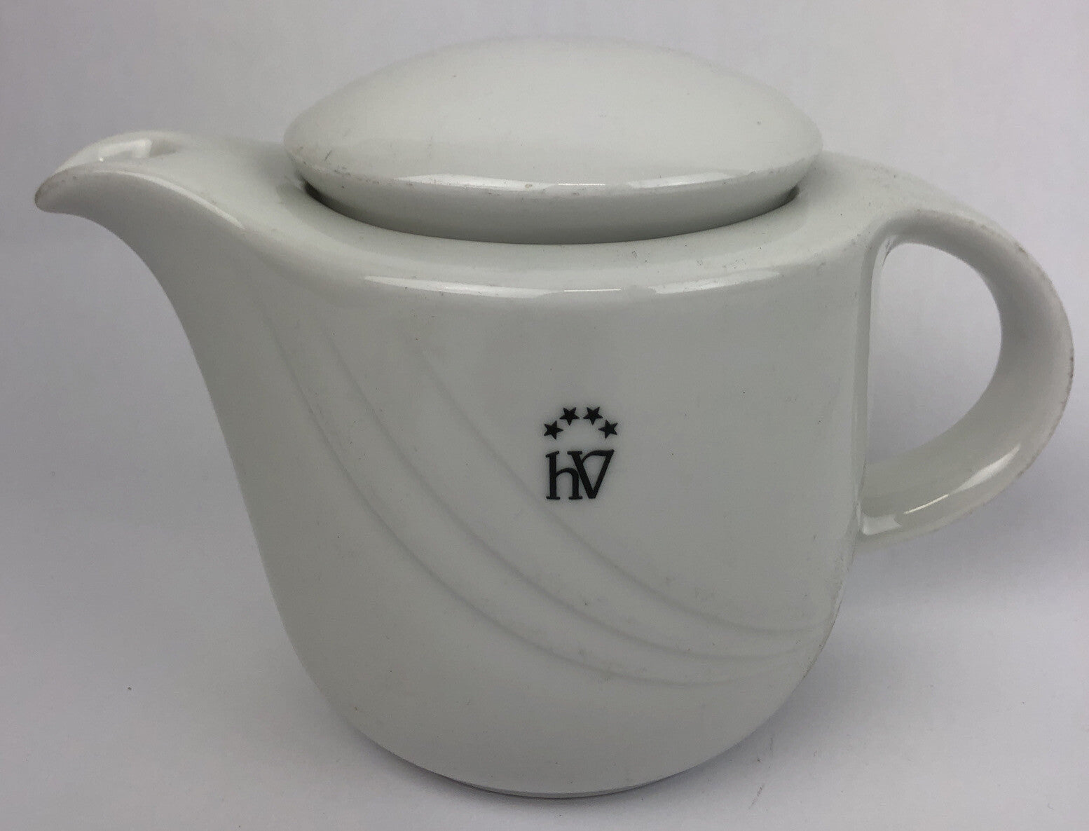 Vintage Schonwald Made in Germany #9388 Small Porcelain Teapot 4.5” * HV Logo