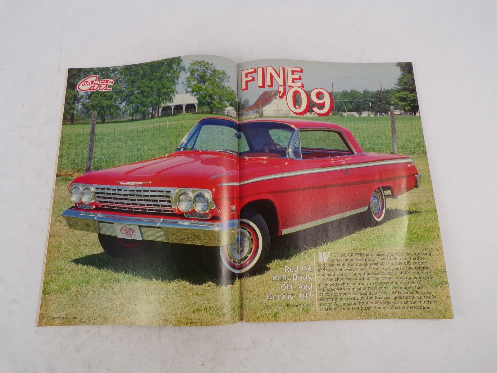 October 1988 Muscle car Giant Muscle Parts Buyer's Guide! Rats! Chevy's 396.427.