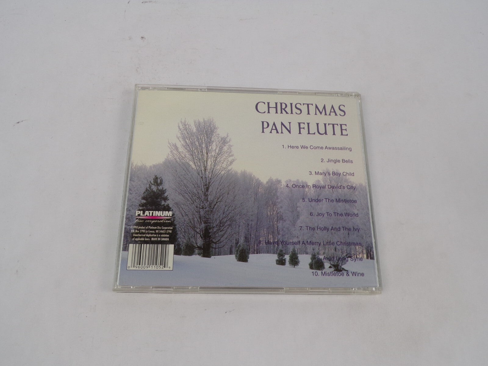 Christmas Pan Flute Here We Come Awassailling Jingle Bells Mary's Boy ChildCD#68