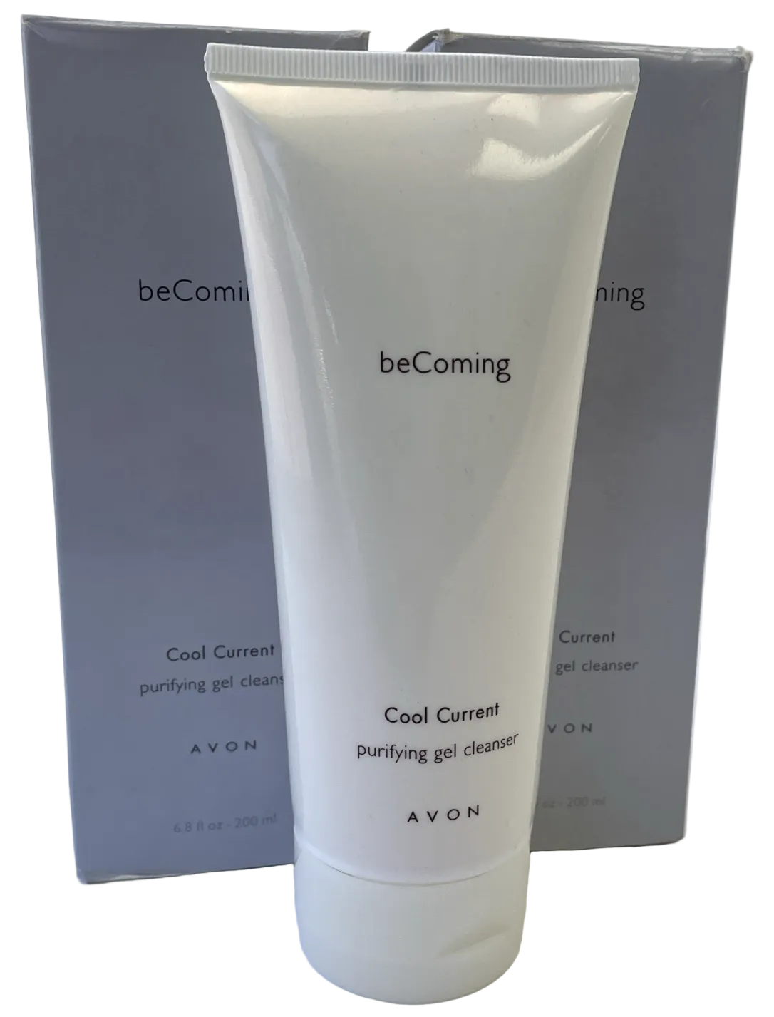 Lot of 2 x Avon beComing COOL CURRENT Purifying Gel Cleanser Discontinued NOS