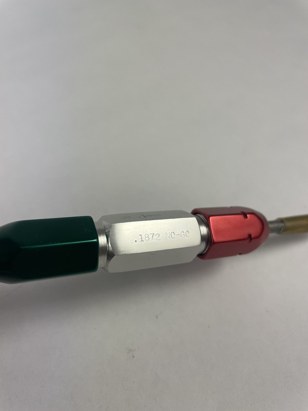 Reversible Plain Go NoGo Pin Plug Gage Gauge with handle X= .1864 & .1872