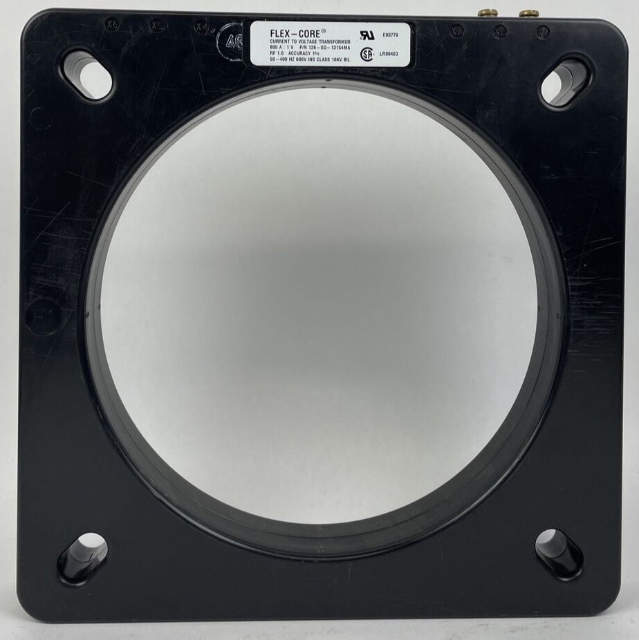 Flex-Core 126-SD-13154MA Current to Voltage Transformer 800A 1 V 50-400 HZ 600V