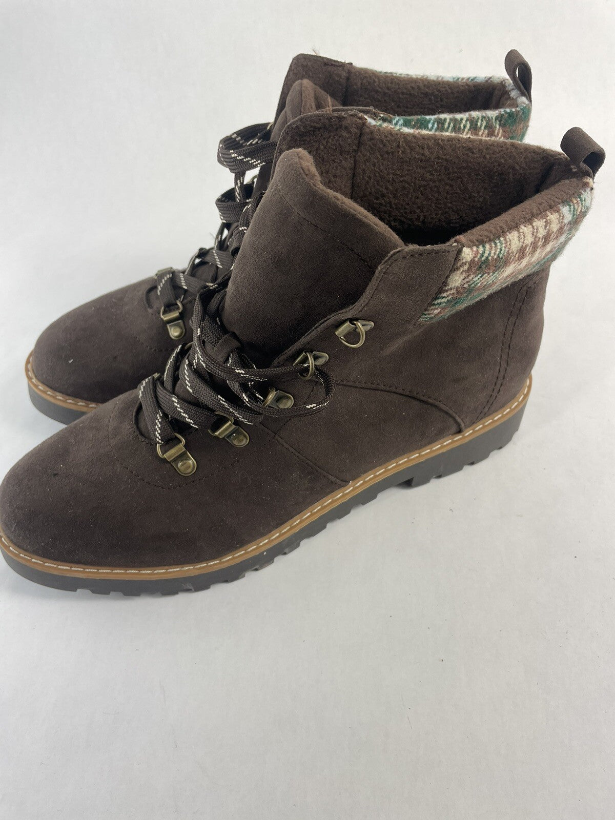 Sonoma Ankle Boots Lace up Brown 11 Women’s NWOB Winter/Fall Boots #73277