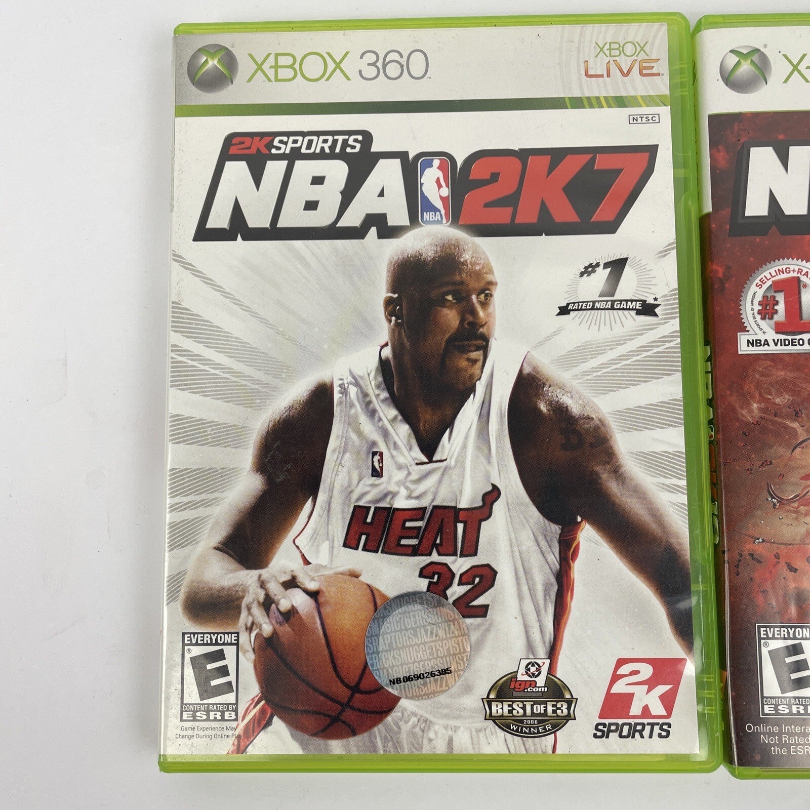 XBOX 360 Live : 2K Sports NBA 2K7 and XBOX 360 : NBA 2K12 - Complete - LOOK