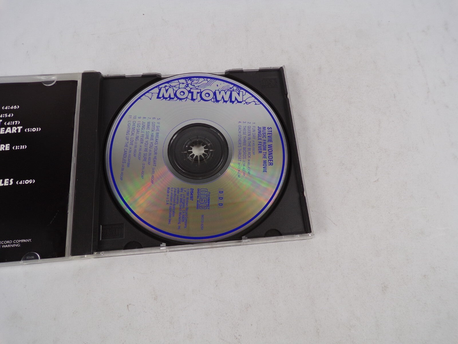 Jungle Fever Stevie Wonder Fun Day Queen In The Black These Three Words CD#34