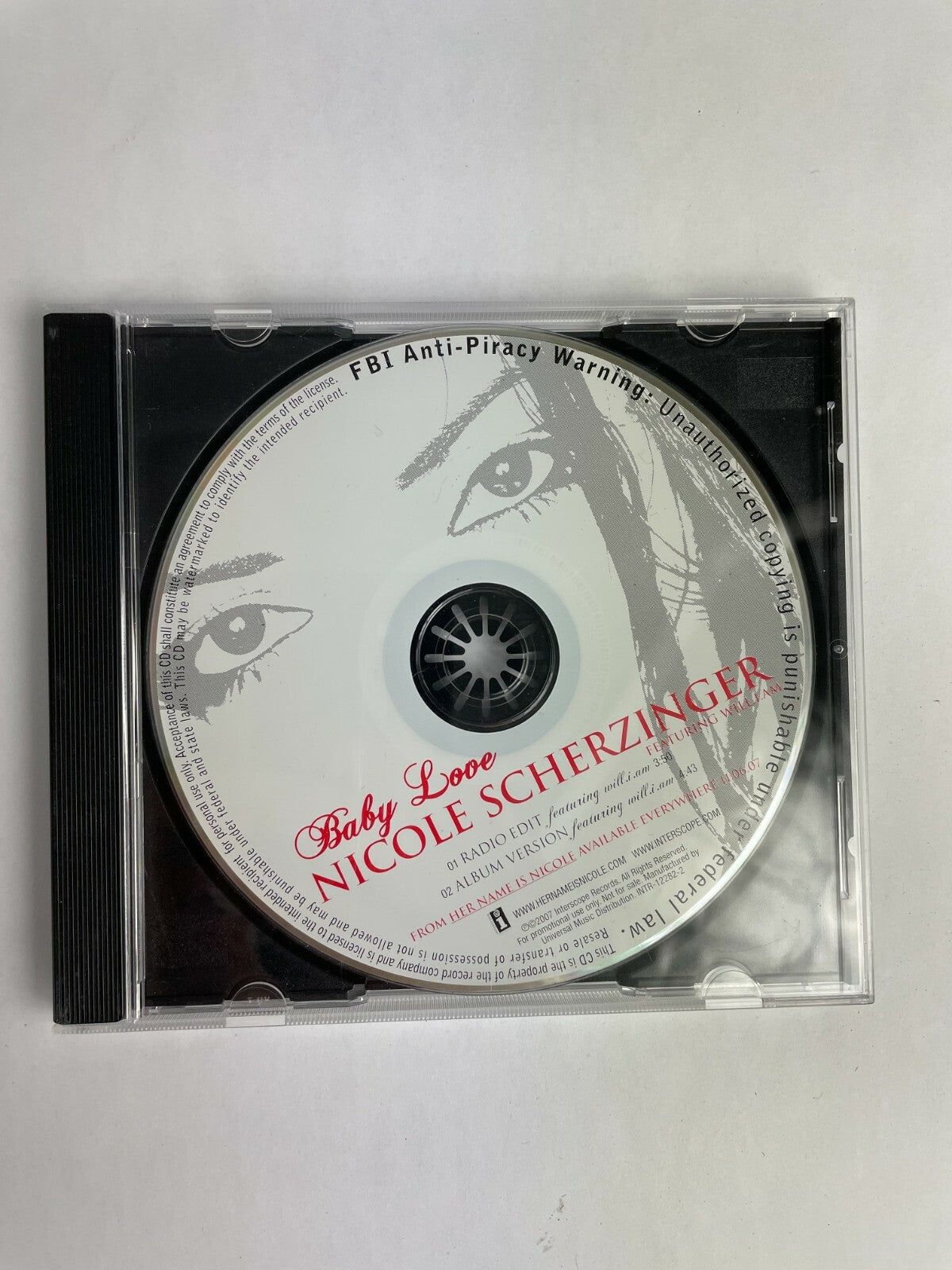 Baby Love Nicole Scherzinger Radio Edit Album Version Disc Q12