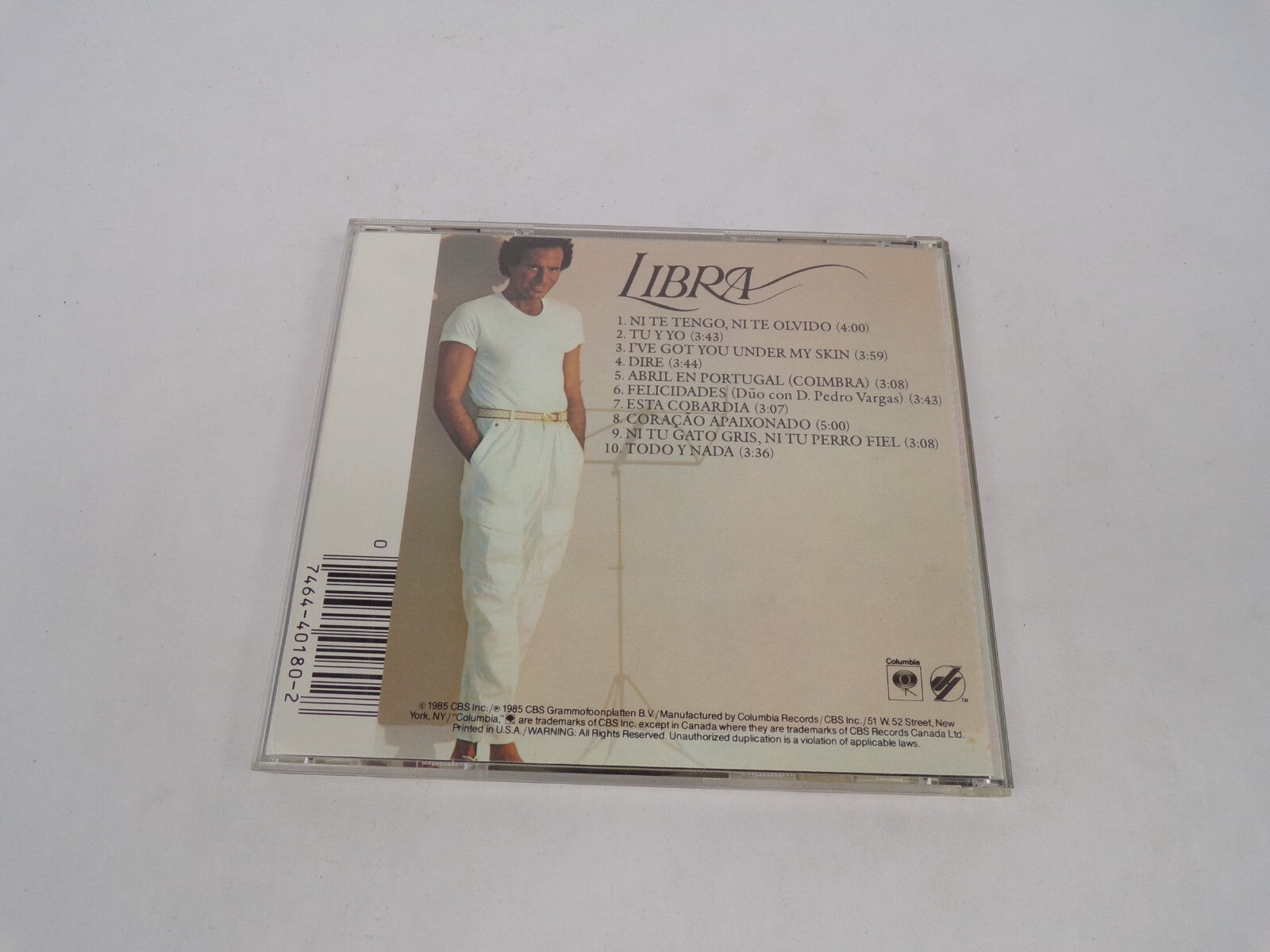 Libra Ni Te Tengo Ni Te Olvido Dire Abril En Portugal Todo Y Nada Coracao CD#63