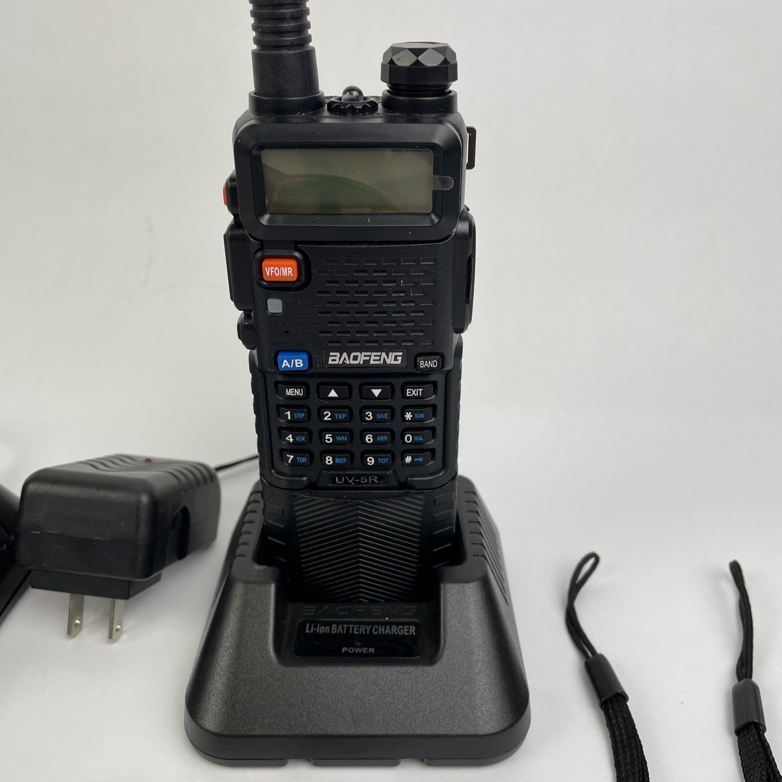 4 x BAOFENG UV-5R 8W Dual Band Two-Way Radio Black w Battery + Short / Tall LOOK