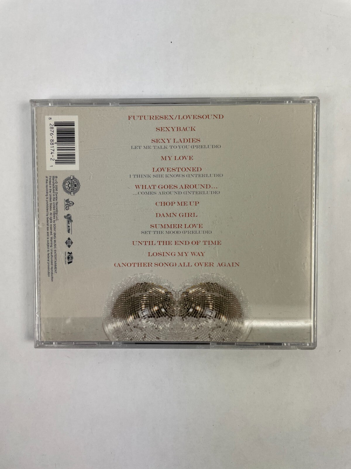 Justin Timberlake Futuresex/Lovesounds Sexy Back Sexy Ladies My Love CD#72
