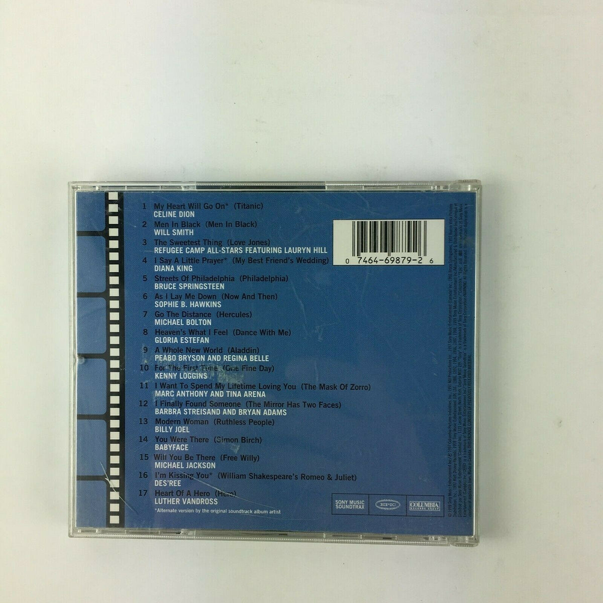CD The All Time Greatest Movie Songs Babyface Michael Bolton
