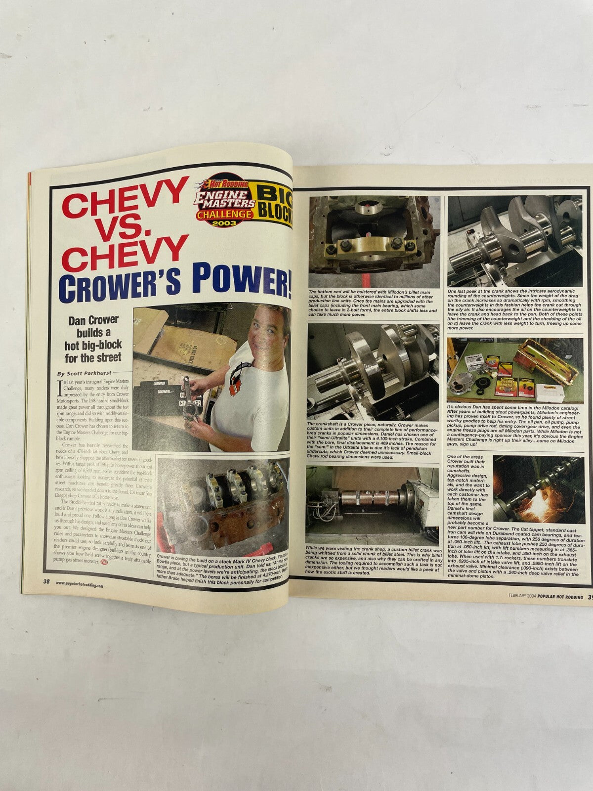 February 2004 Hot Rodding Magazine Dark Horses 10 LS1 Problems We Solve Them