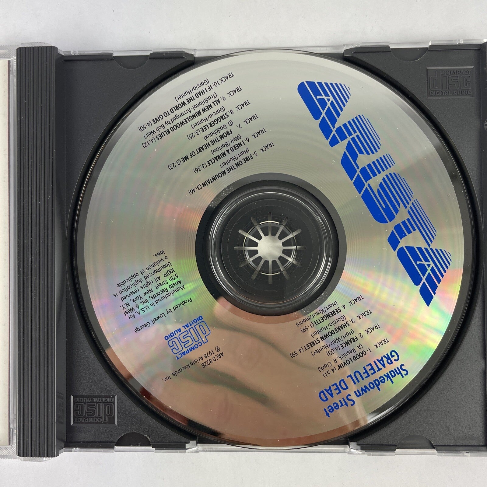 Grateful Dead - Shakedown Street (CD, Arista Records) ARCD 8228 #17