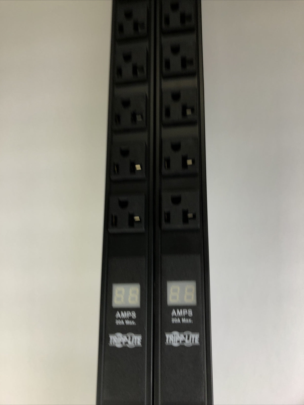 LOT of 2 Tripp Lite PDU Metered 120V 20A 28 Outlet PDUMV20- NEEDS CORD LOOK