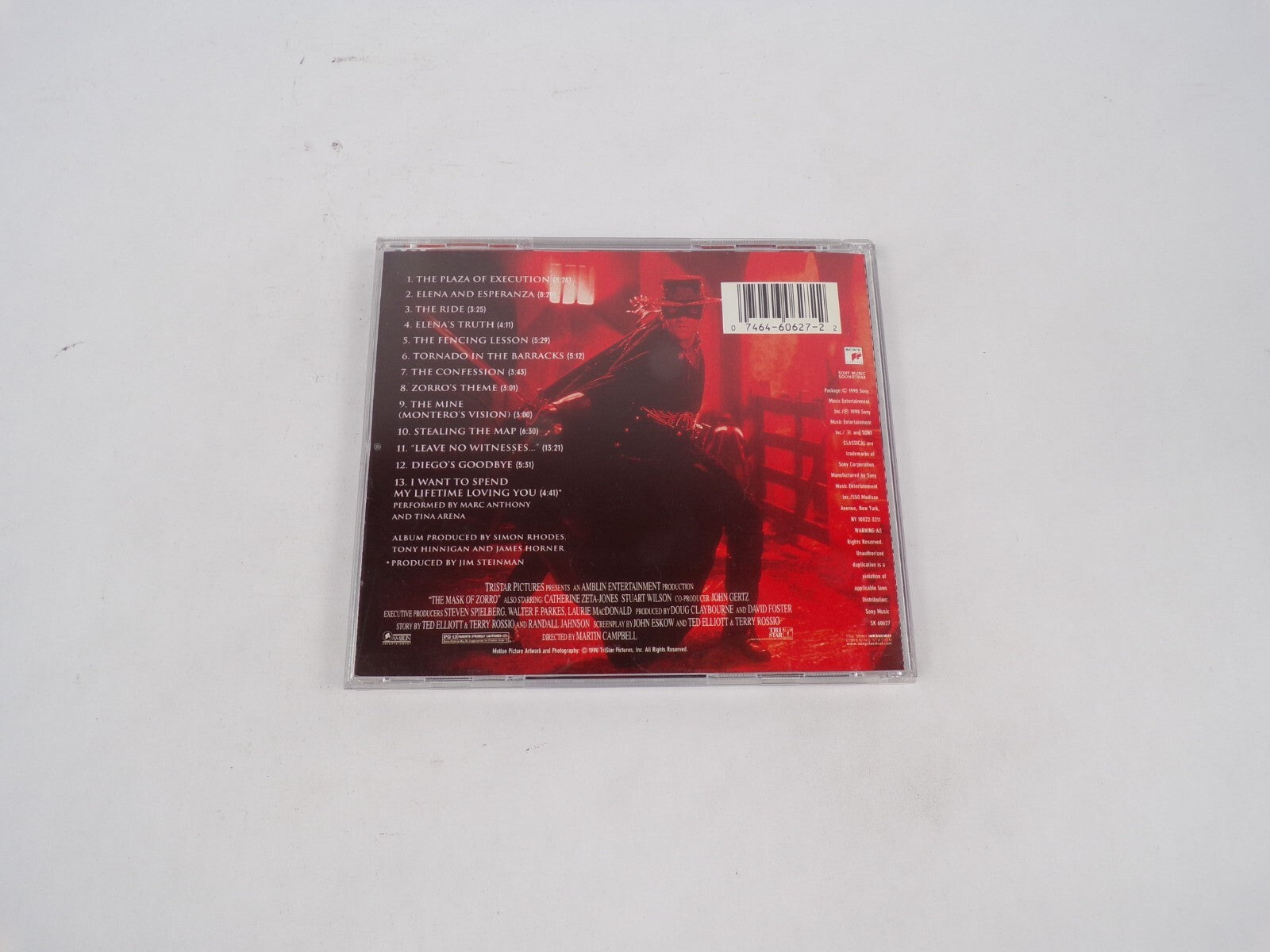Music From The Motion Picture The Mask Of Zorro The Plaza Of Execution CD#68