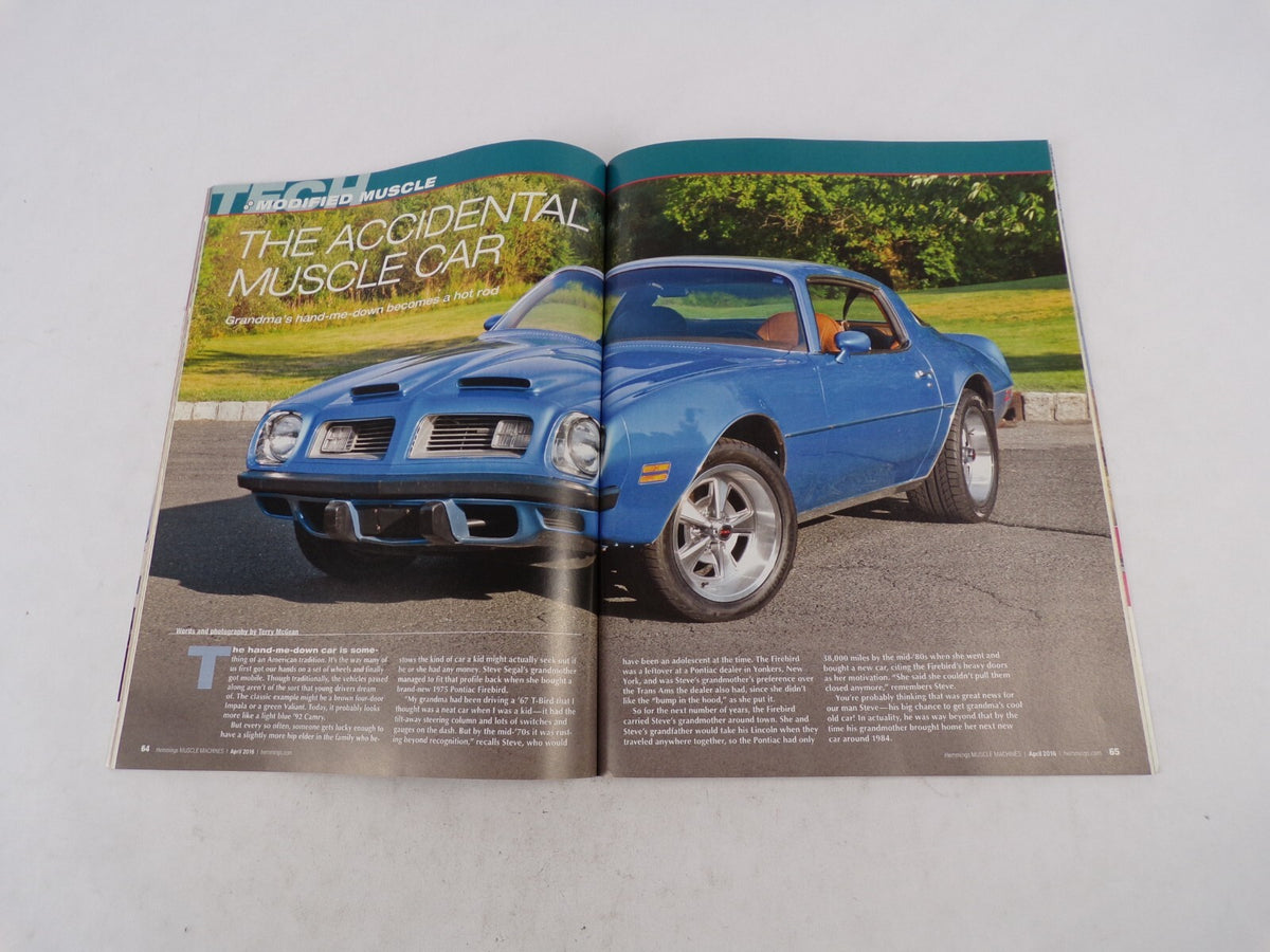 April 2016 Muscle Machines Magazine Hi-Performance Heirlooms Family Treasures