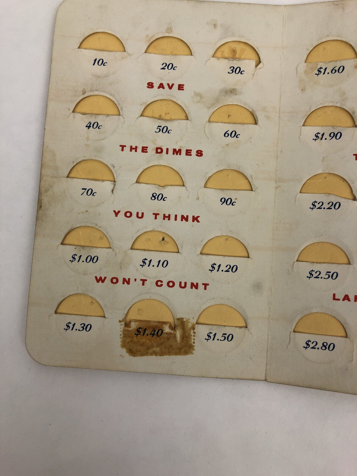 First Federal Savings and Loan Association of Of Cleveland Ohio Dime Coin Bank