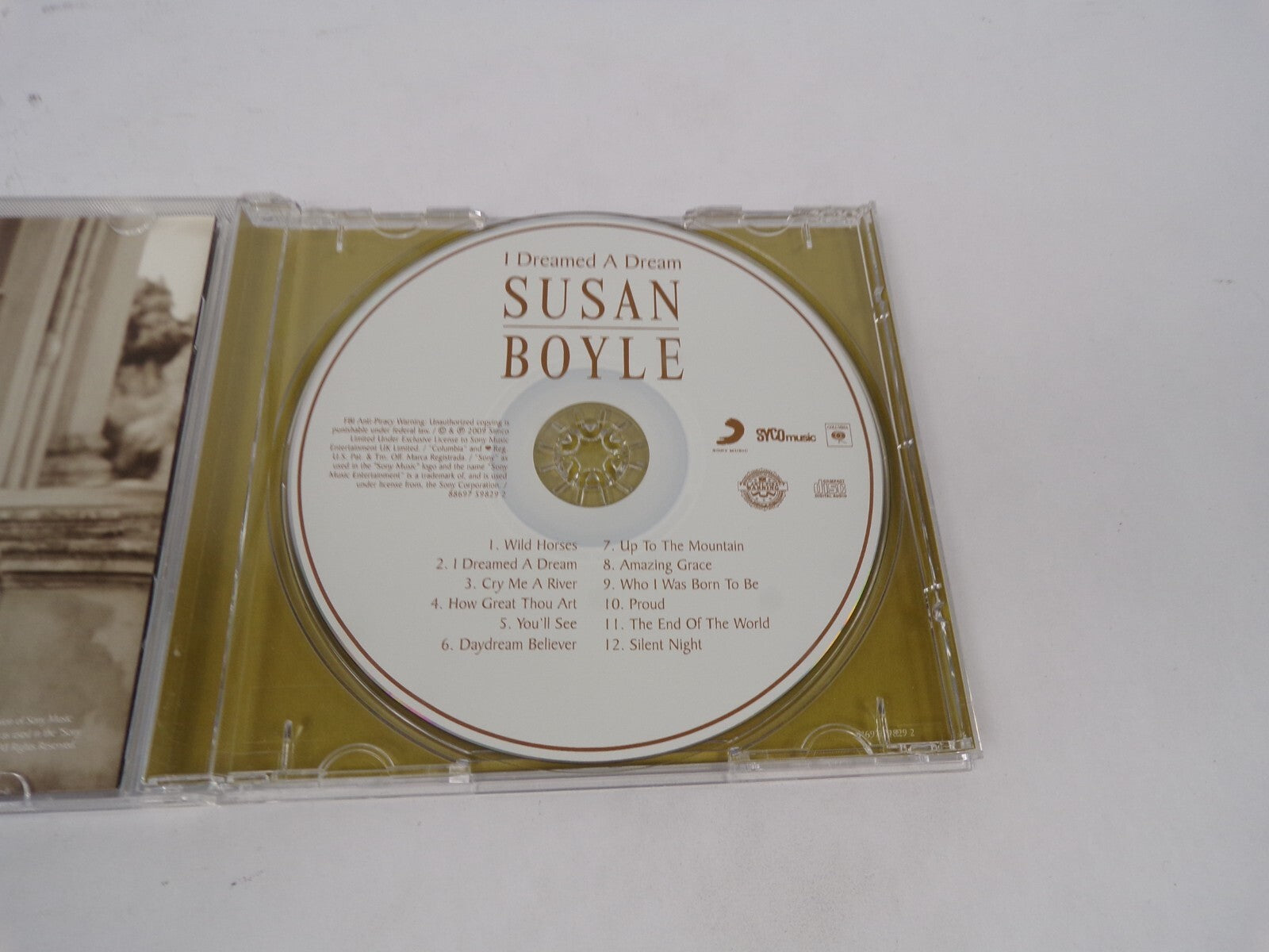 I Dreamed A Dream Susan Boyle Wild Horses I Dreamed A Dream Cry Me A Dream CD#67