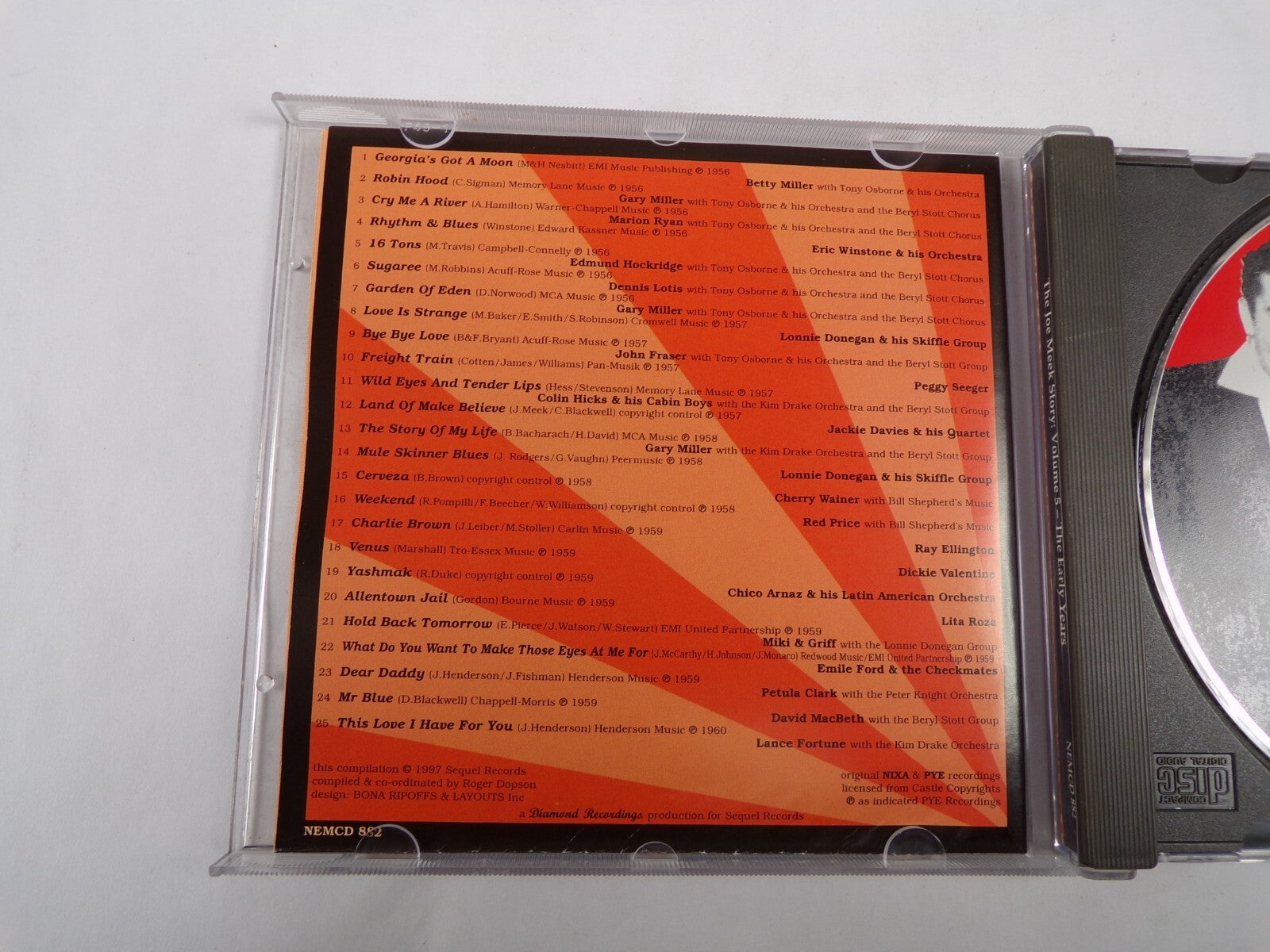 The Joe Meek Story Volume 5 The Early Years Georgia's Got A Moon CD#59