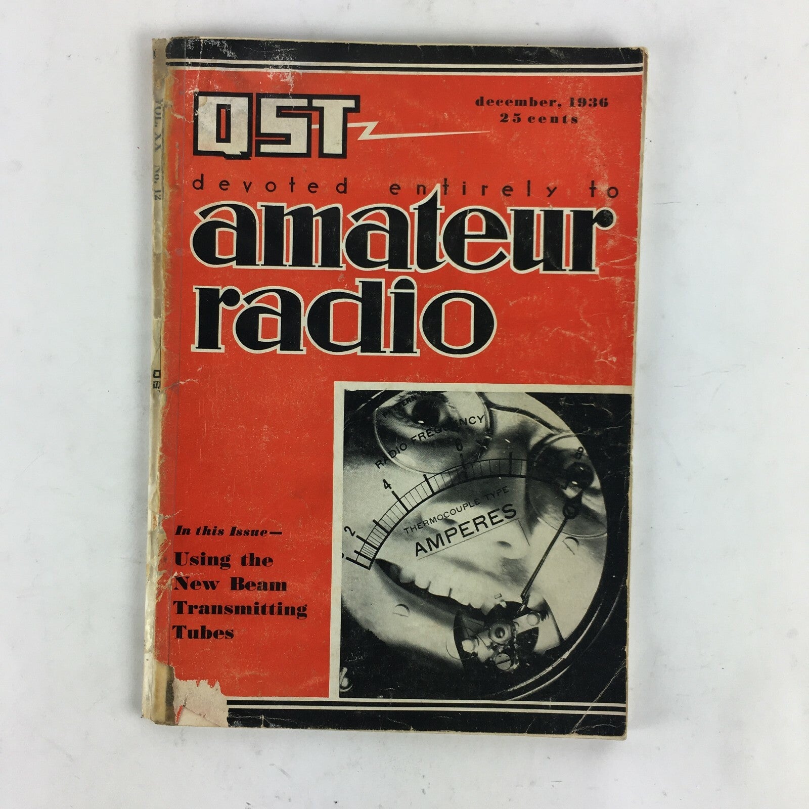 December 1936 QST Amateur Radio Magazine Using the New Beam Transmitting Tubes