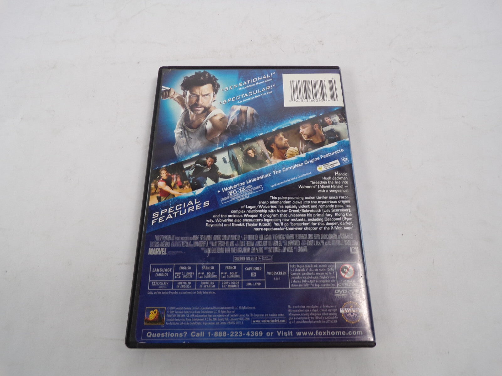 X-MEN Wolverine Unleashed Sensational Spectacular DVD Movies