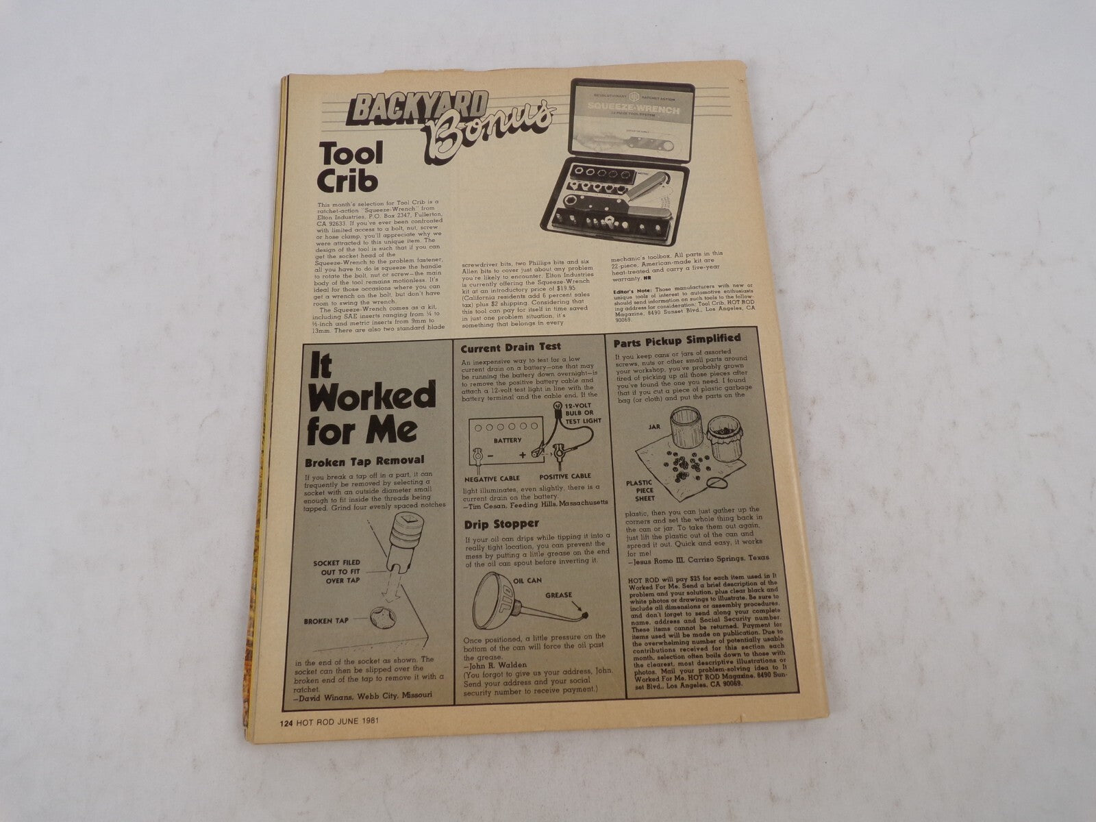 July 1987 Hot Rodding Magazine Dual Gate Hurts Introduces The New Custom-Fit Au