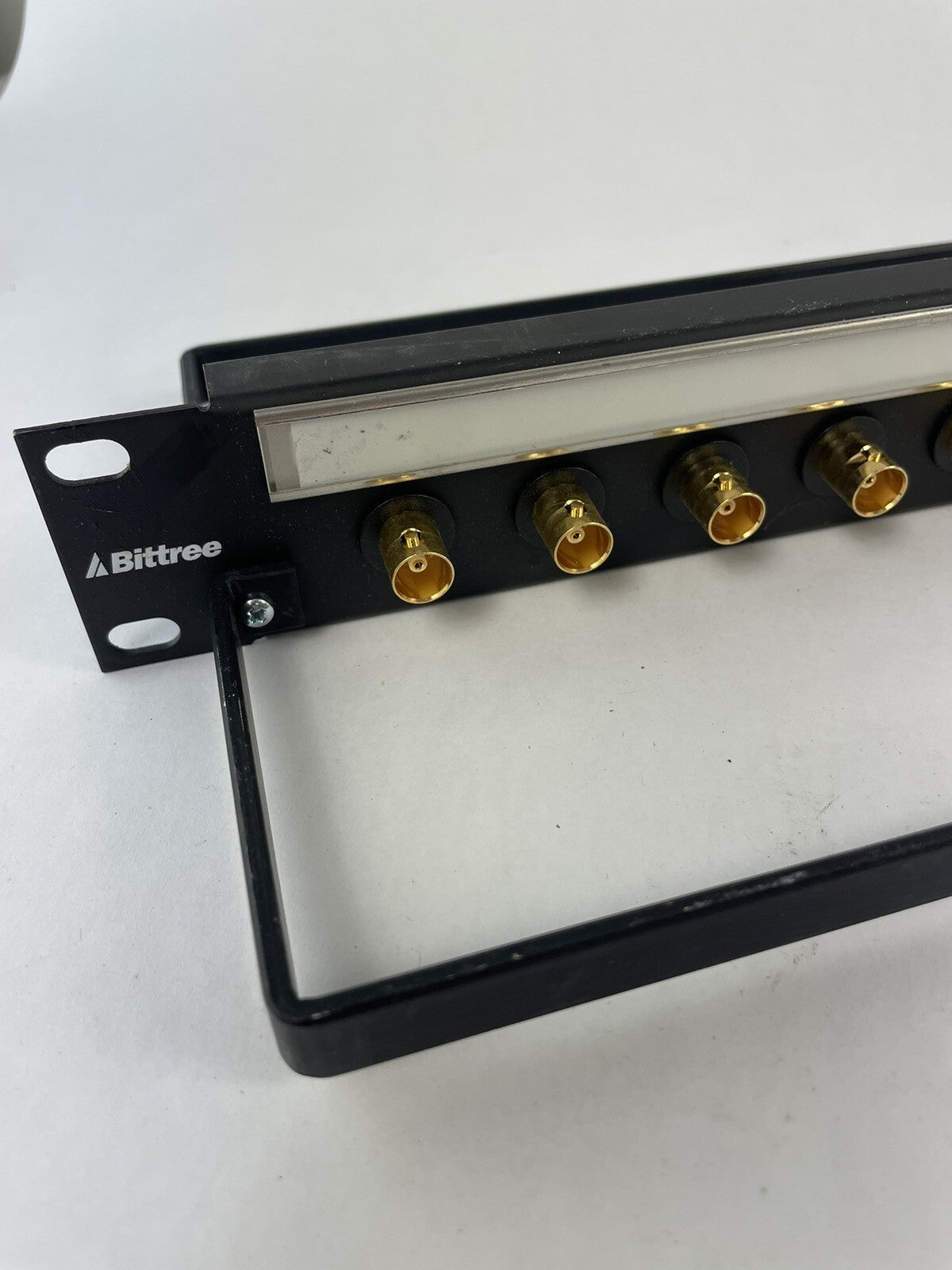 Bittree BH-B124A1B12 12G+ BNC Coaxial Bulkhead Panel 1x24 Jack Configuration 1RU