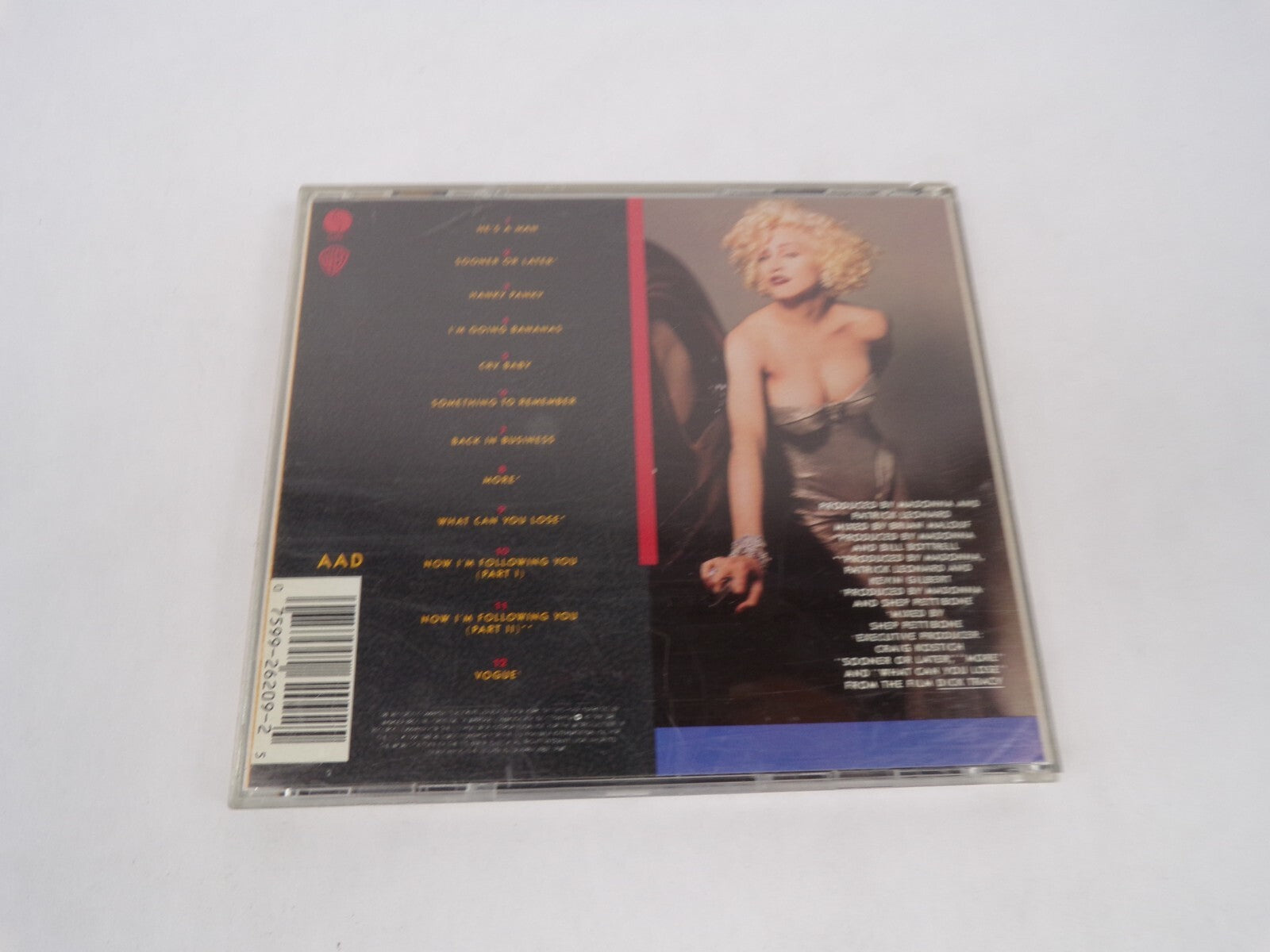 Madonna Music From And Inspired By The Film Dick Tray He's A Man Sooner Or CD#63