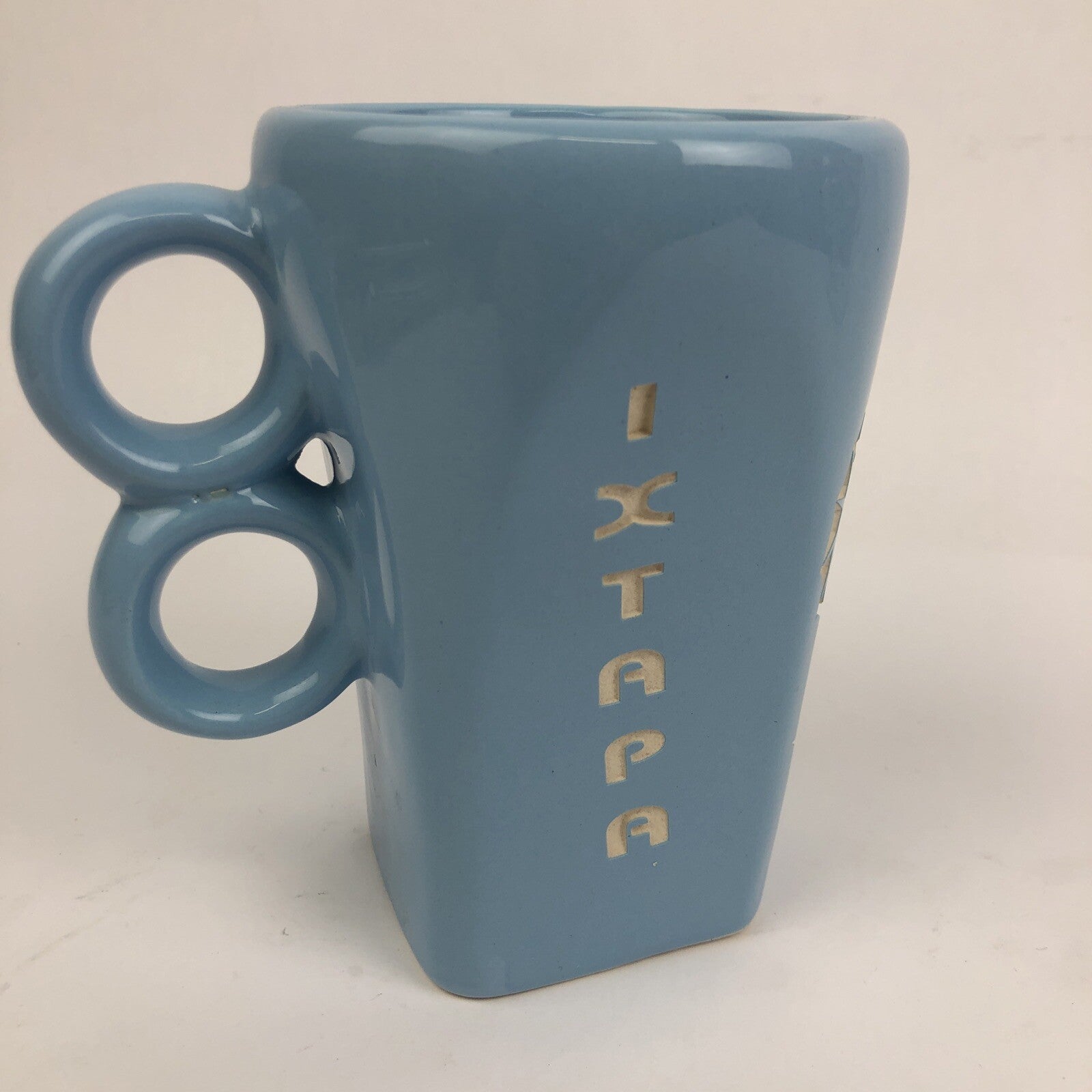 Mexico Ixtapa Zihuatanejo Baby Blue Sailfish Stoneware Coffee Mug Tea Cup RARE