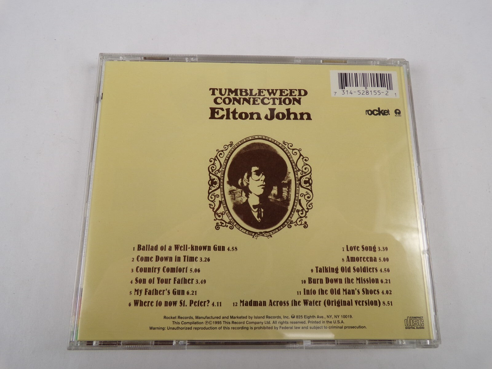Elton John Tumbleweed Connection Ballad Of A Well Known Gun CD#58