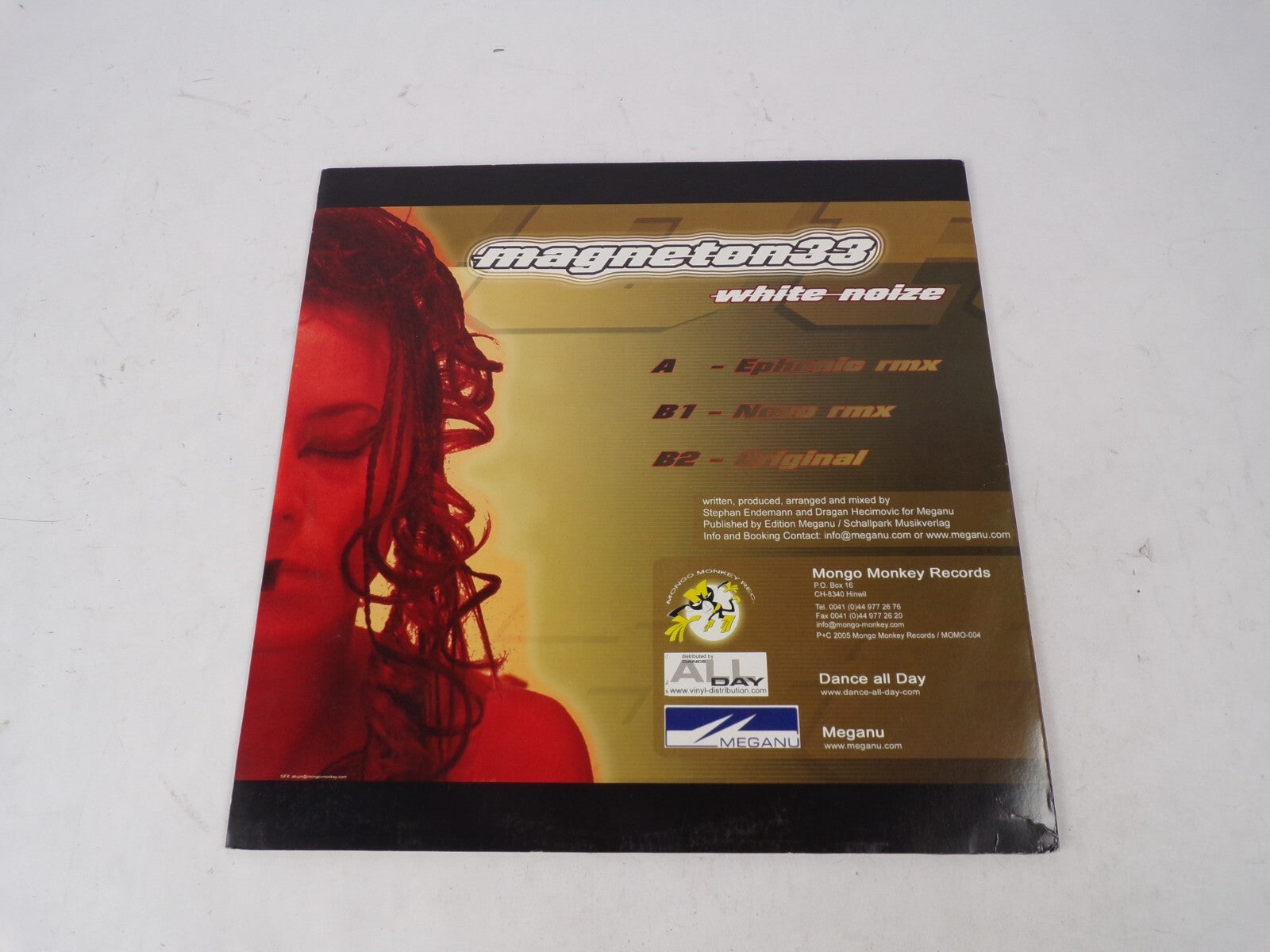 Magneton33 White Noize Ephonic Remix Original Novo Remix Vinyl Record