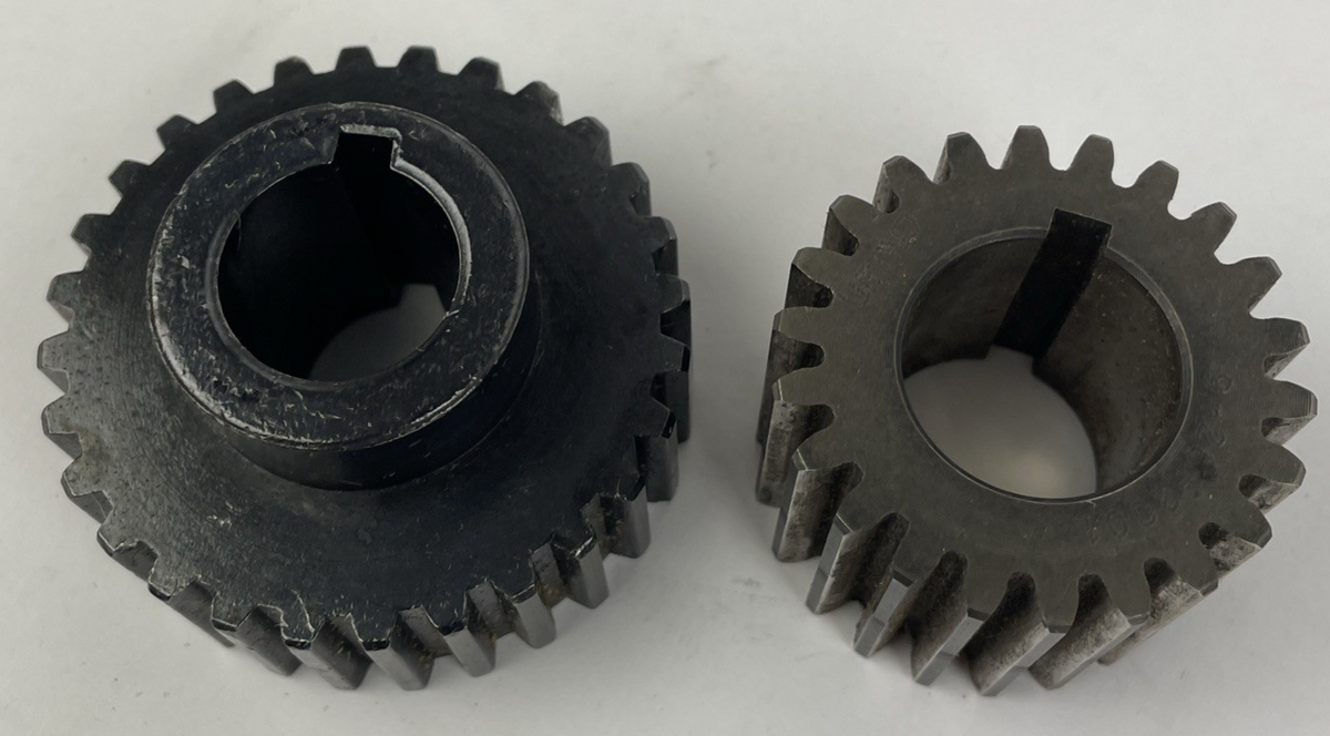 Lot of 2 x OEM Crown Integrity Parts Forklift Crankshaft Gear - As Pictured