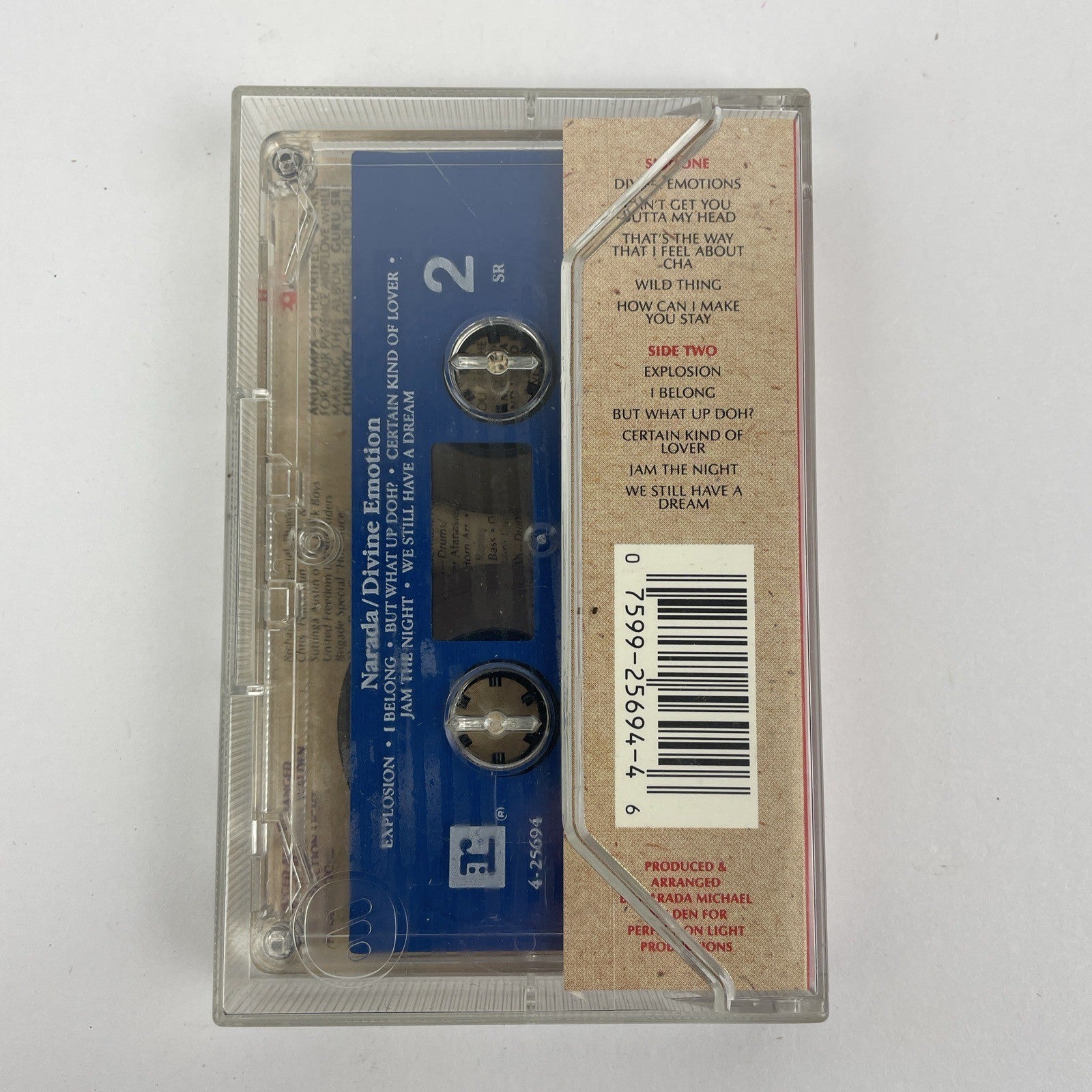 Narada " Devine Emotion " Audio Cassette Tape 1988 REPRISE Records - VGC
