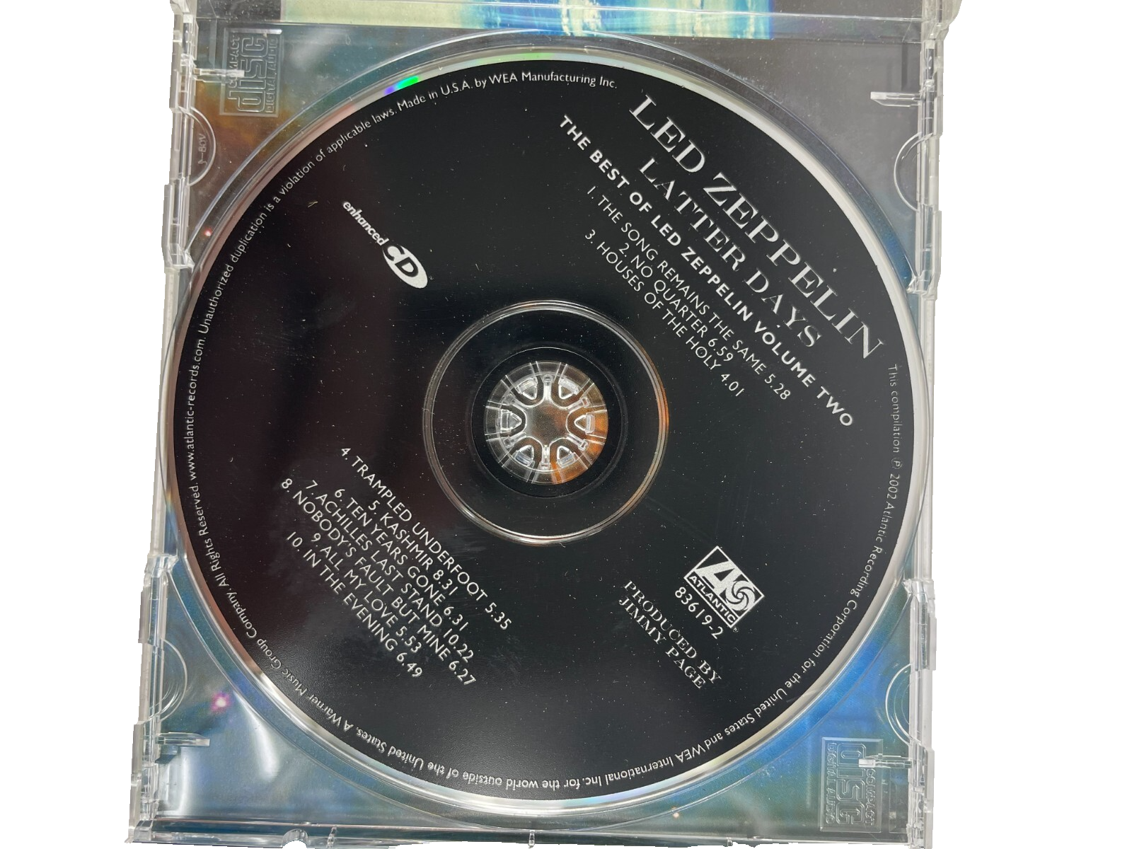 Latter Days The Best of Led Zeppelin Volume Two The Song Remains The Same CD#37
