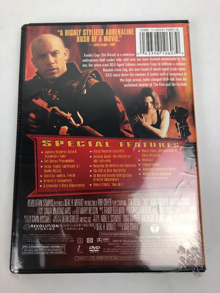 XXX DVD 2002 Wide Screen Special Edition Vin Diesel Asia Argeto samuel Jackson