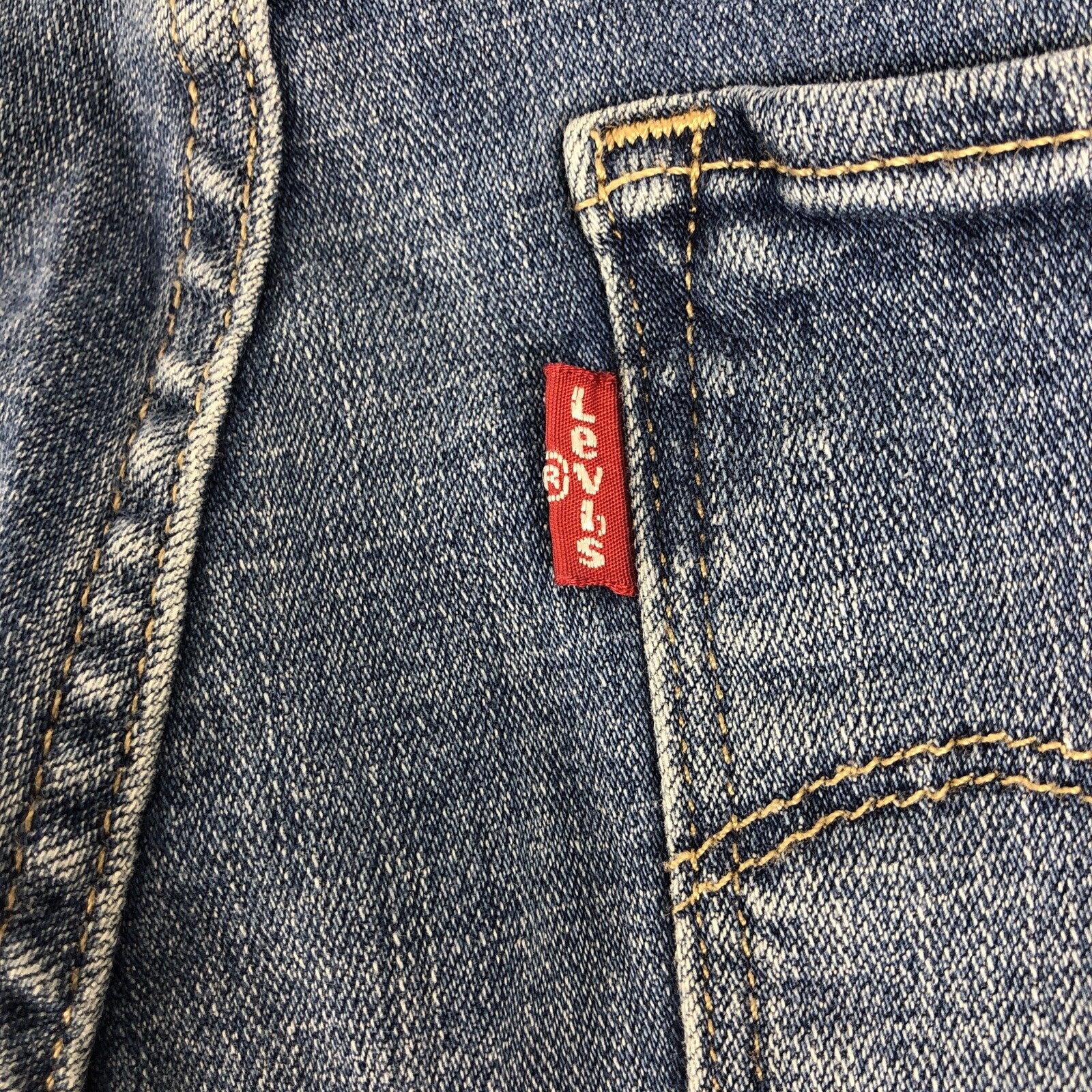 Levi’s Denim Stretch Fit Shorts Zipper Fly Levis Women's Size 27 - Daisy Dukes