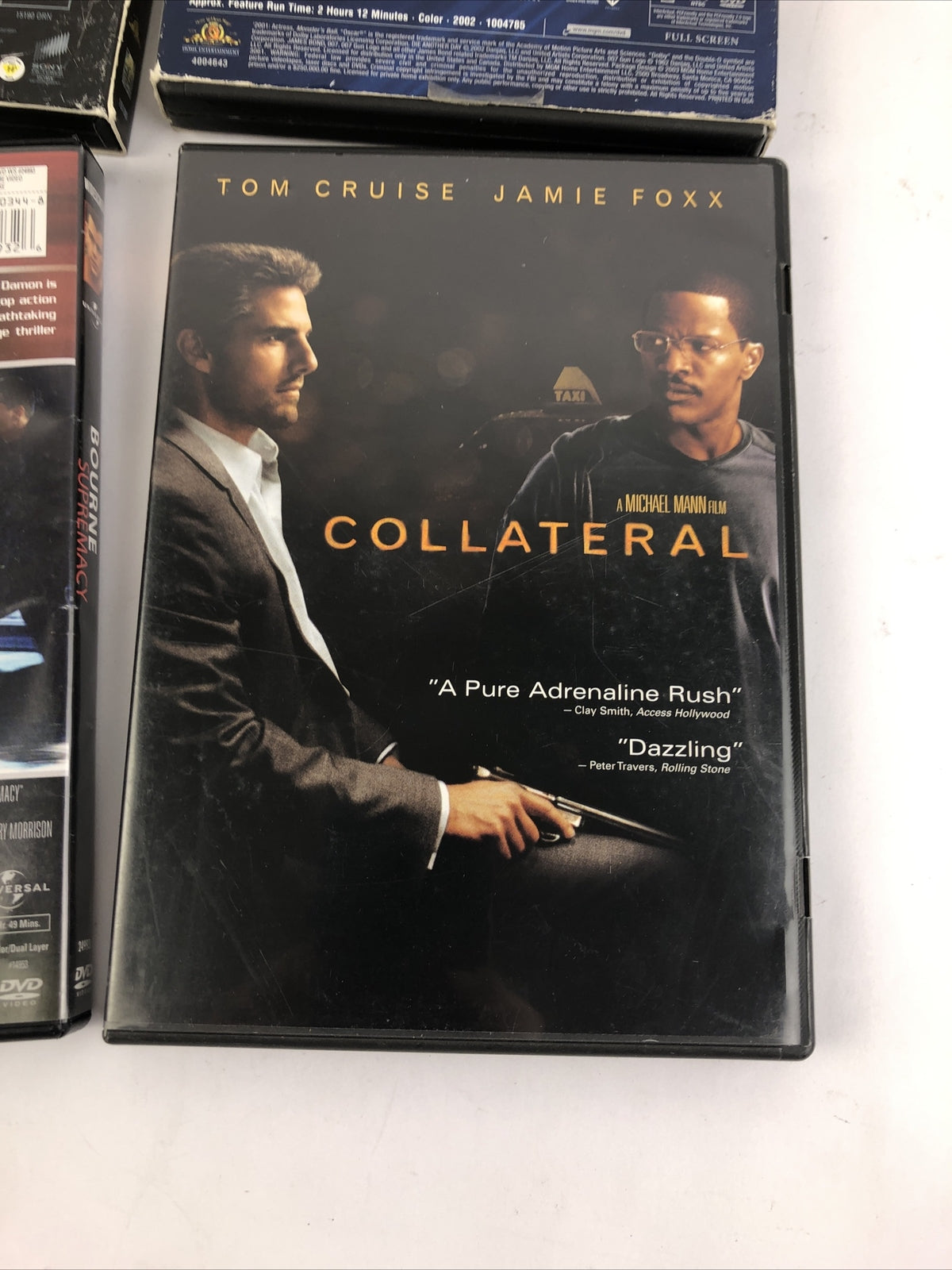 Action DVD Lot Of 6: The Bourne Supremacy, Collateral, 007, Tears of the Sun
