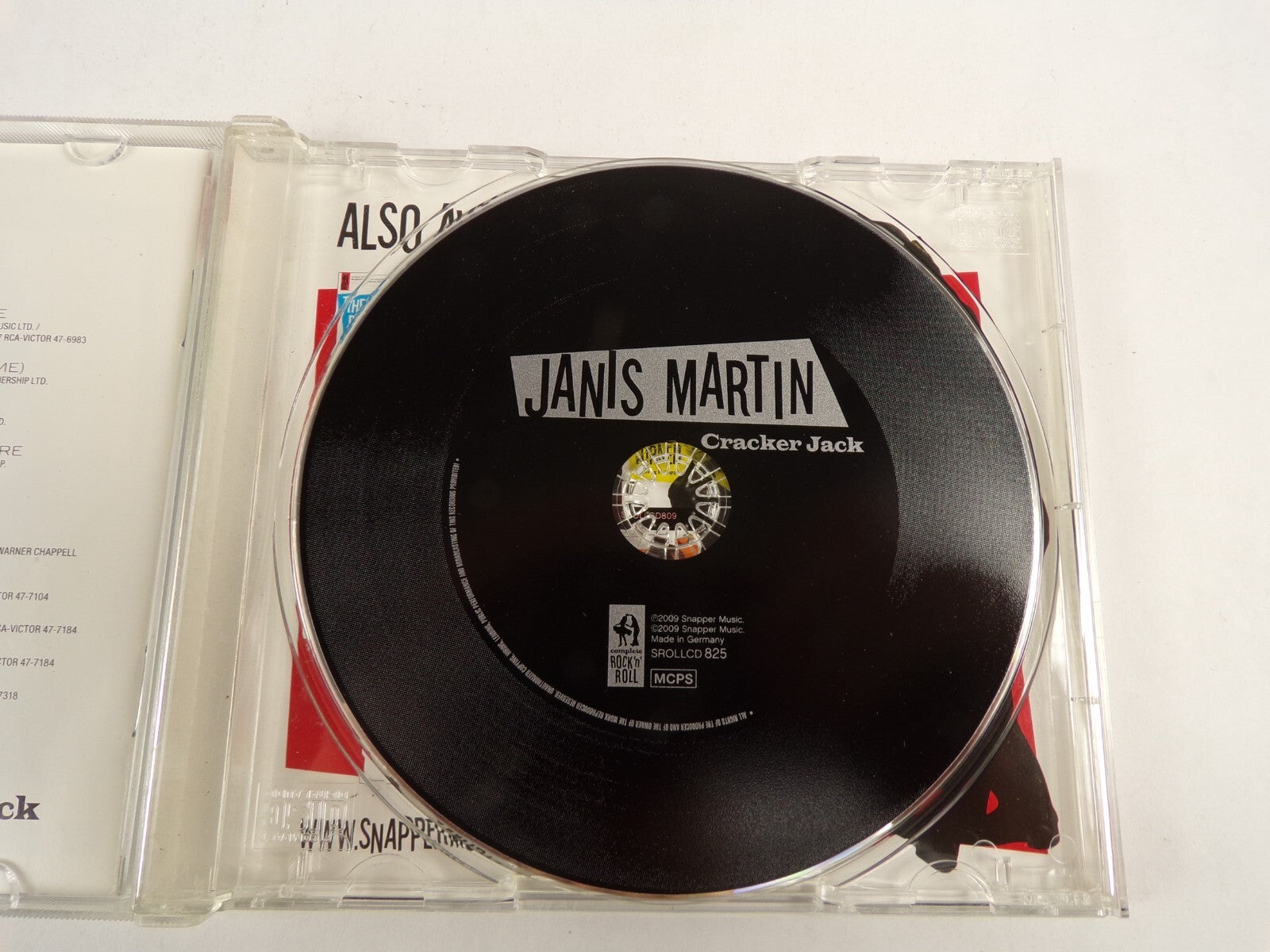 Janis Martin Cracker Jack Drugstore Rock And Roll Will You Willyum CD#51