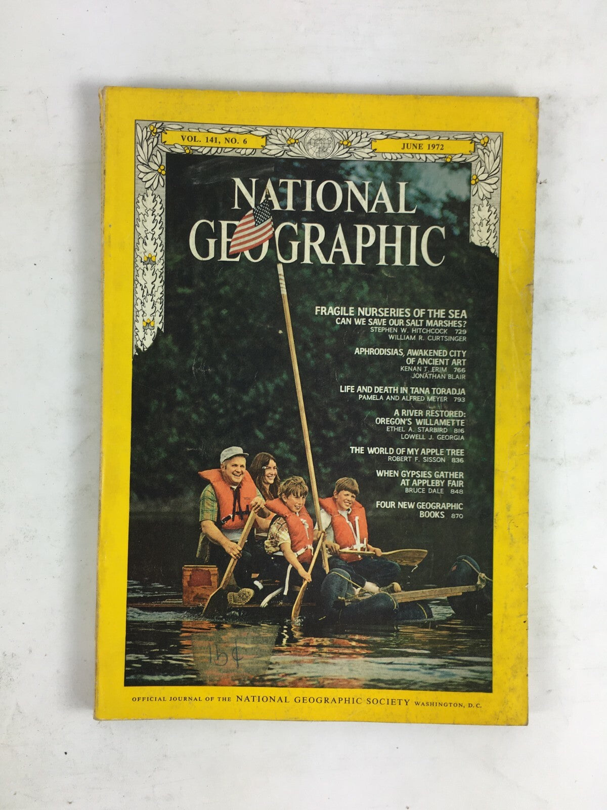 June 1972 National Geographic Magazine Fragile Nurseries of the Sea Aphrodisias