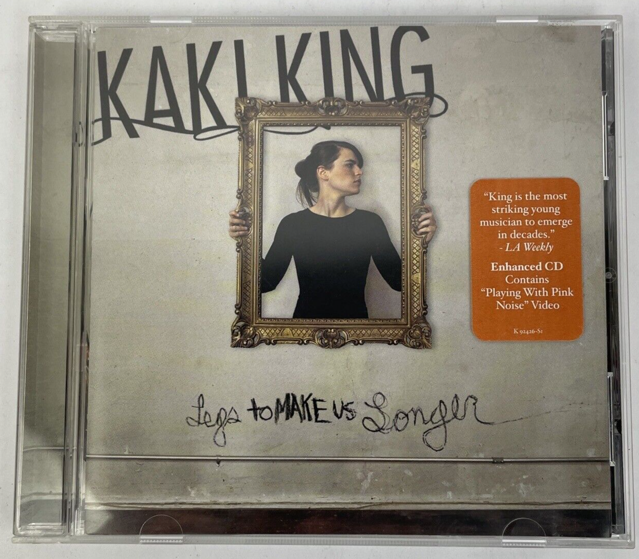 Kaki King - Legs To Make Us Longer Audio CD Guitar Rock, Contemporary Folk, - JK